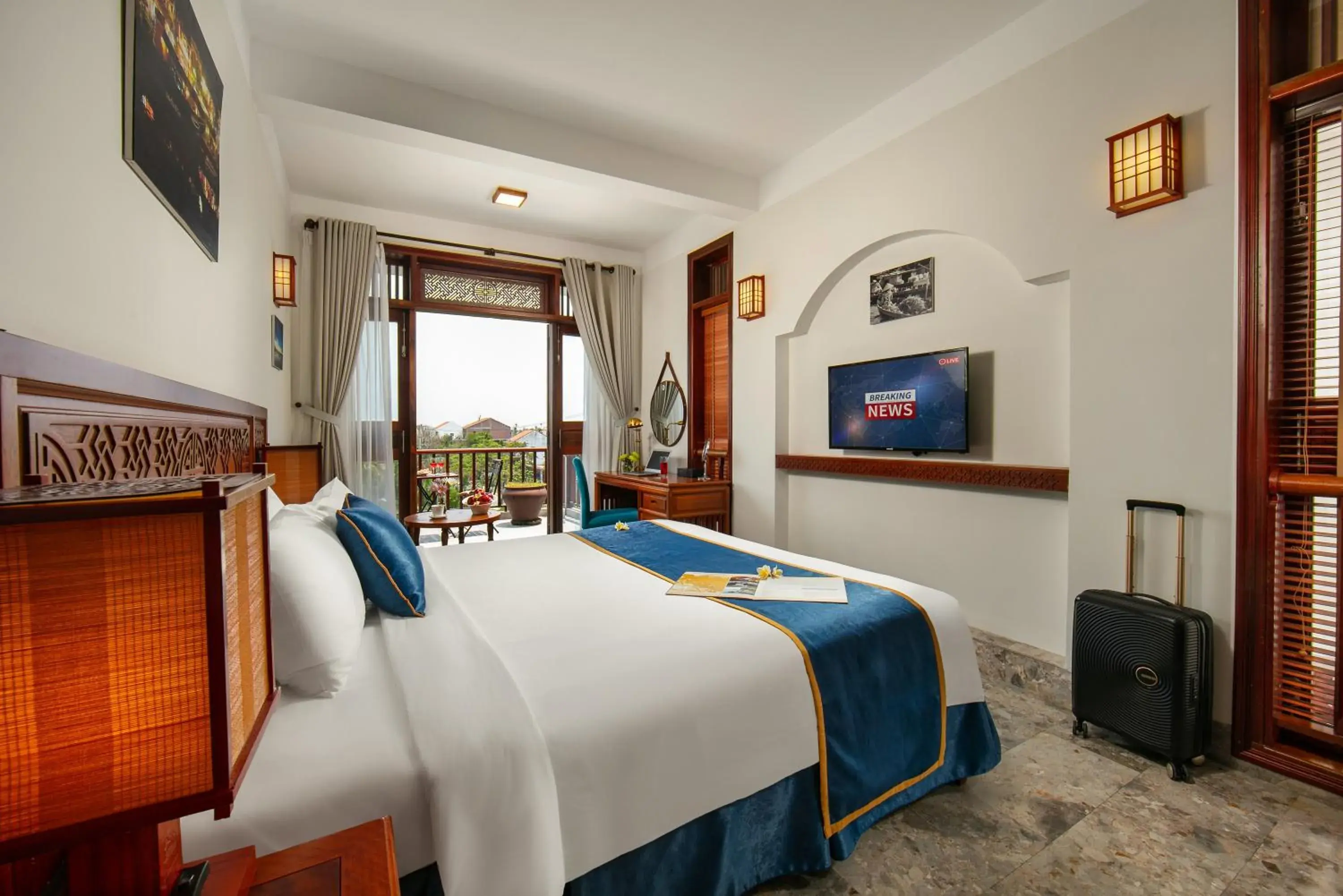 Photo of the whole room, Bed in Hoi An Riverside Villas & Apartments Photo of the whole room, Bed in Hoi An Riverside Villas & Apartments