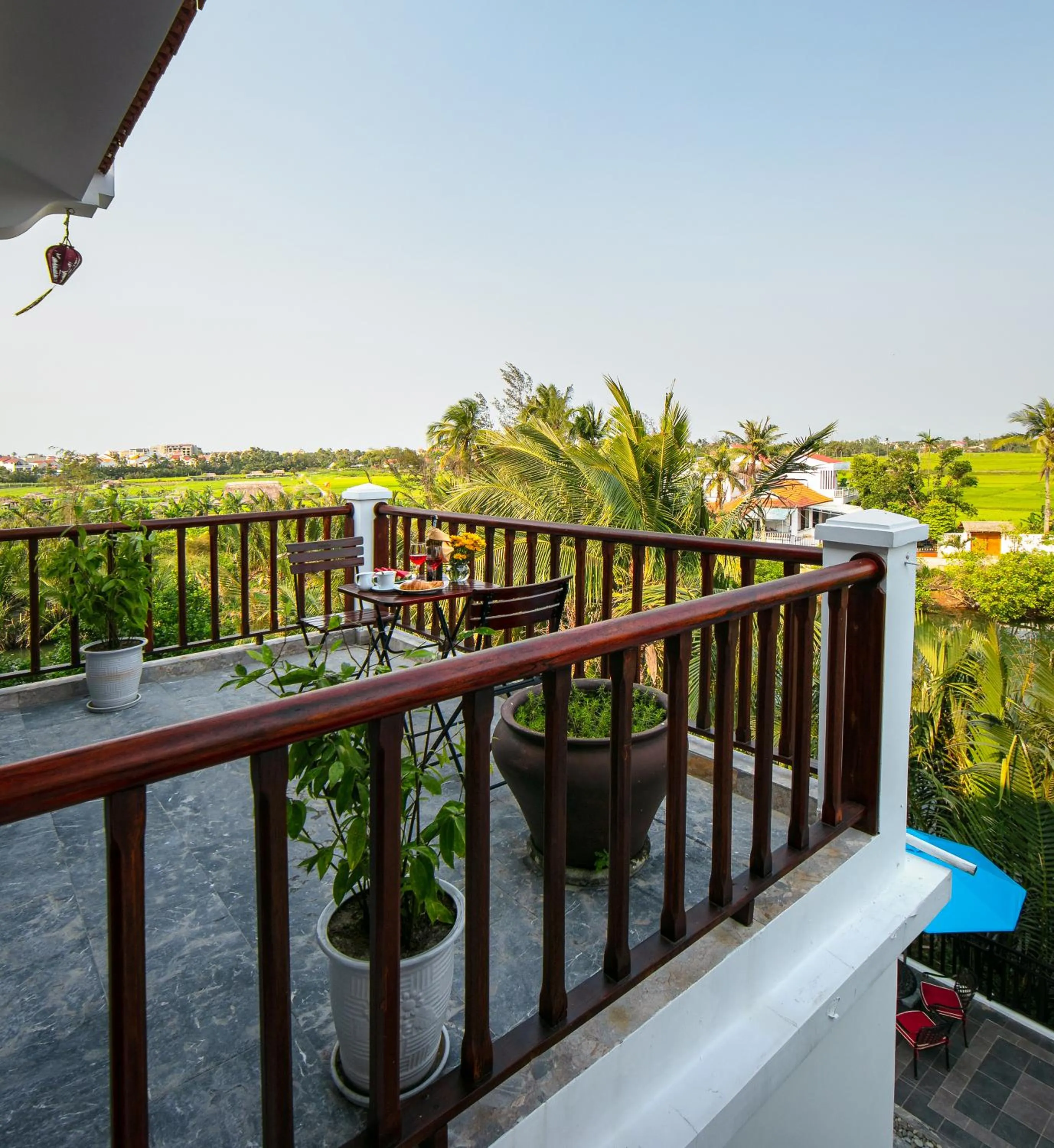 Balcony/Terrace in Hoi An Riverside Villas & Apartments