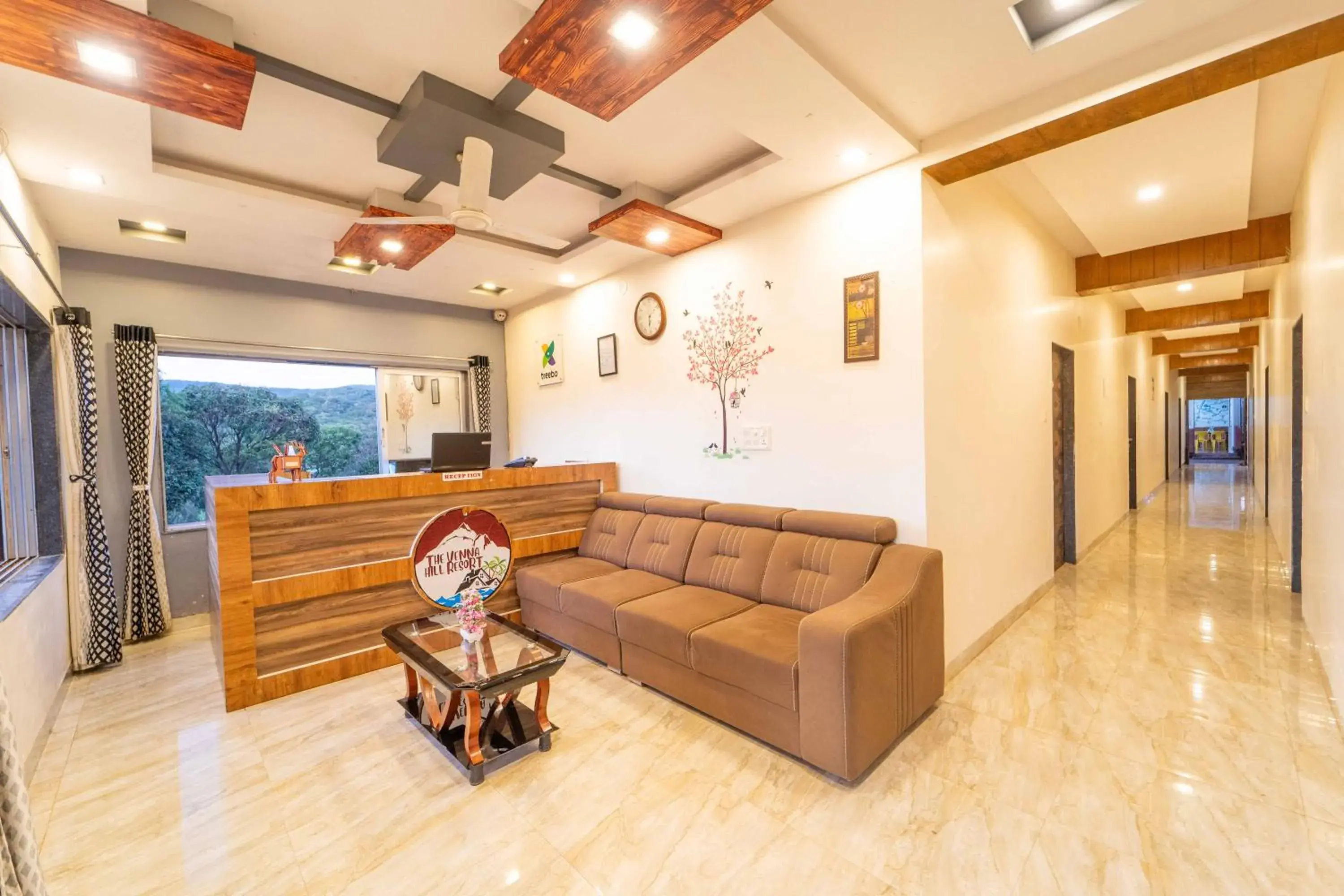 Lobby or reception in Treebo The Venna Hill Lobby or reception in Treebo The Venna Hill