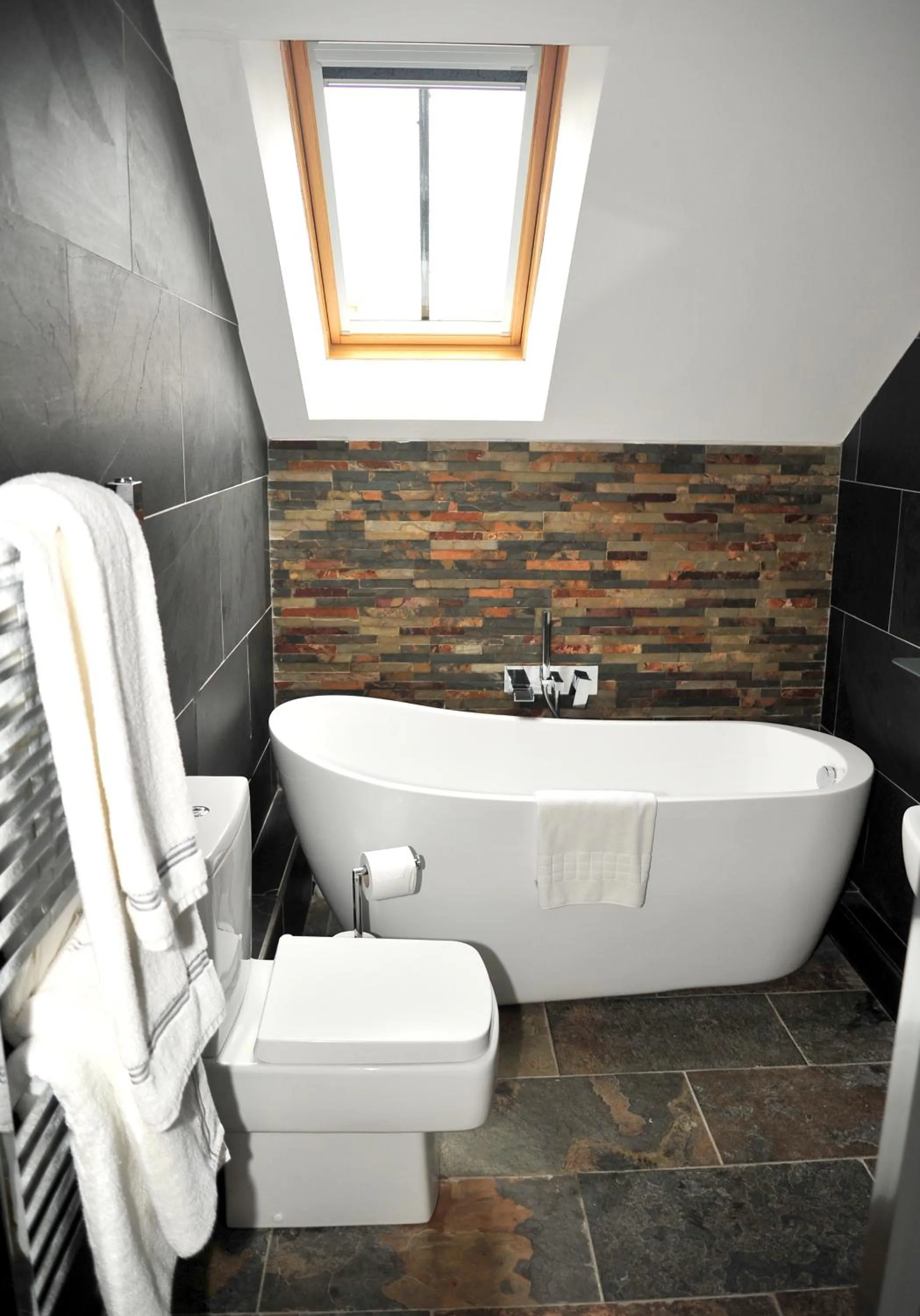 Bathroom in The Tal-Y-Cafn Hotel