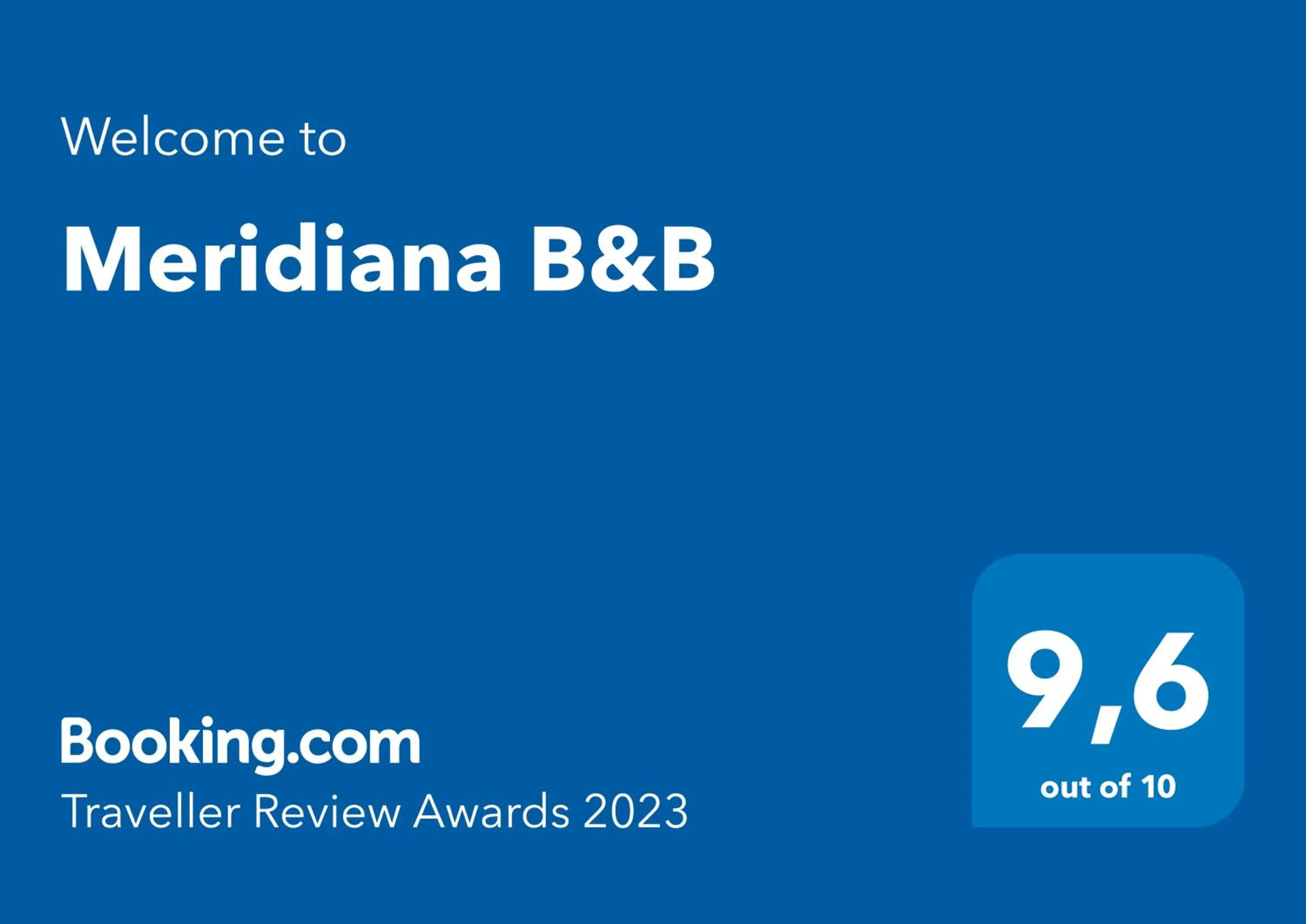 Certificate/Award in Meridiana B&B