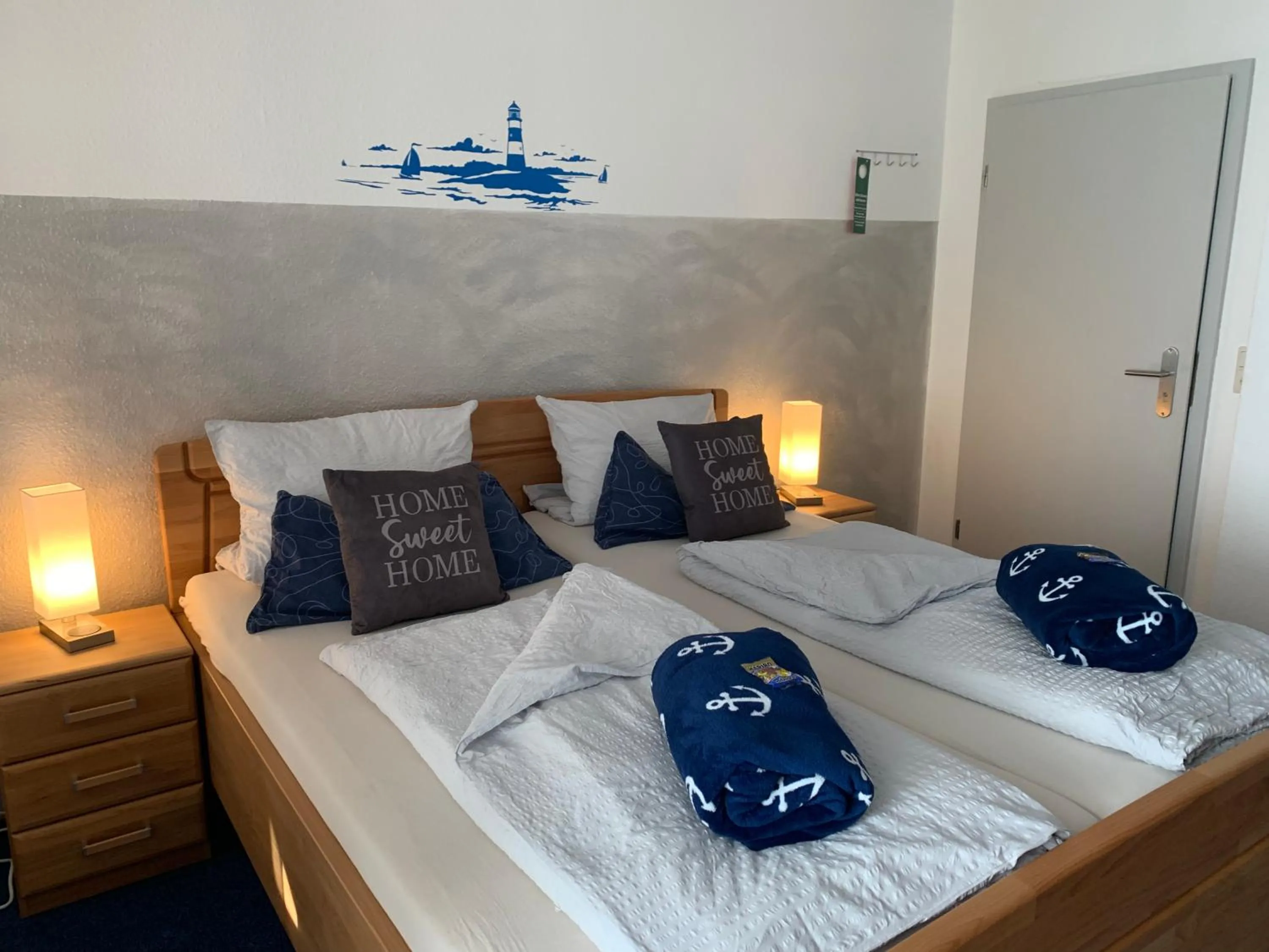 Bed in Hotel Meerblick garni
