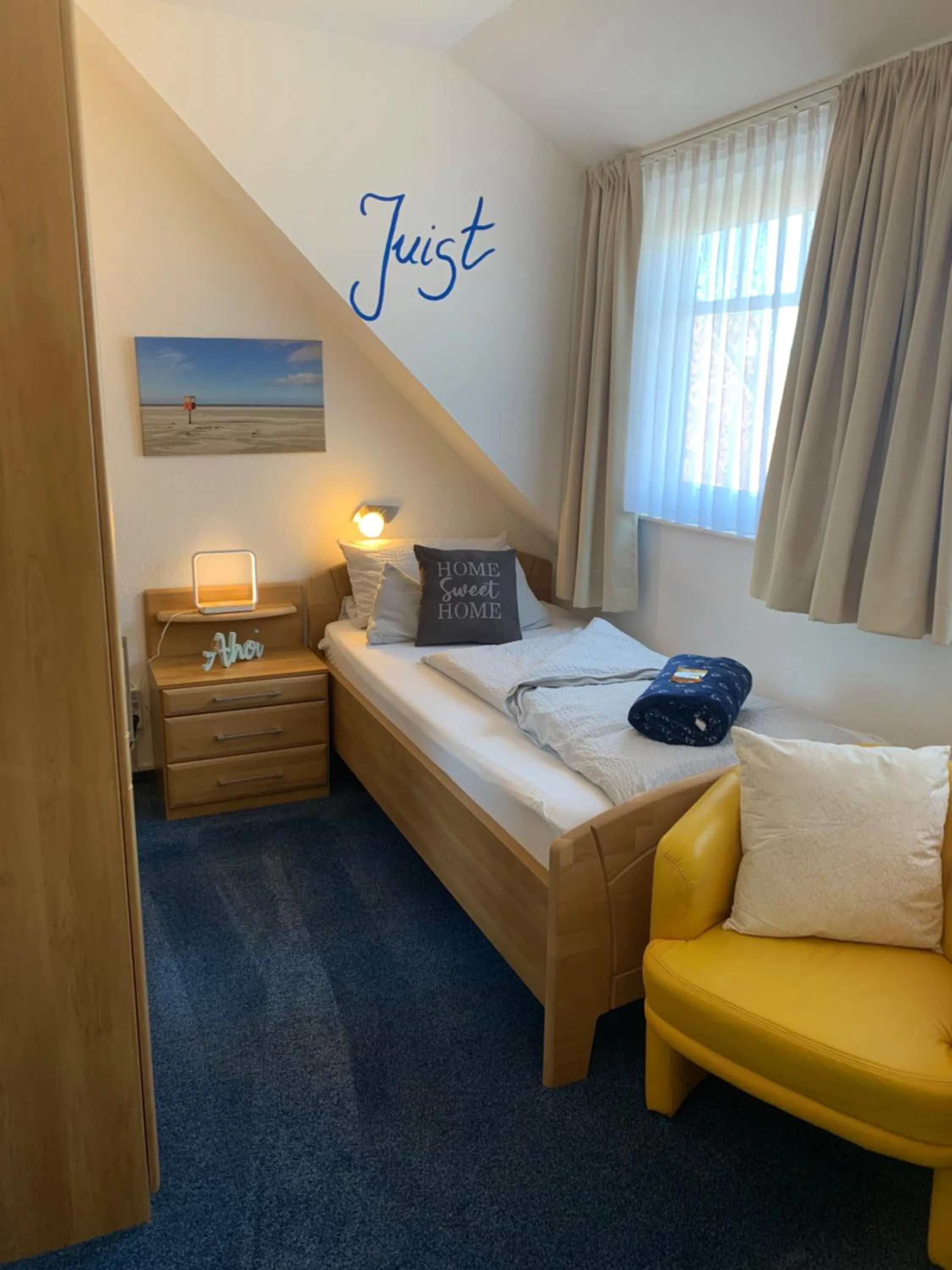 Bed in Hotel Meerblick garni