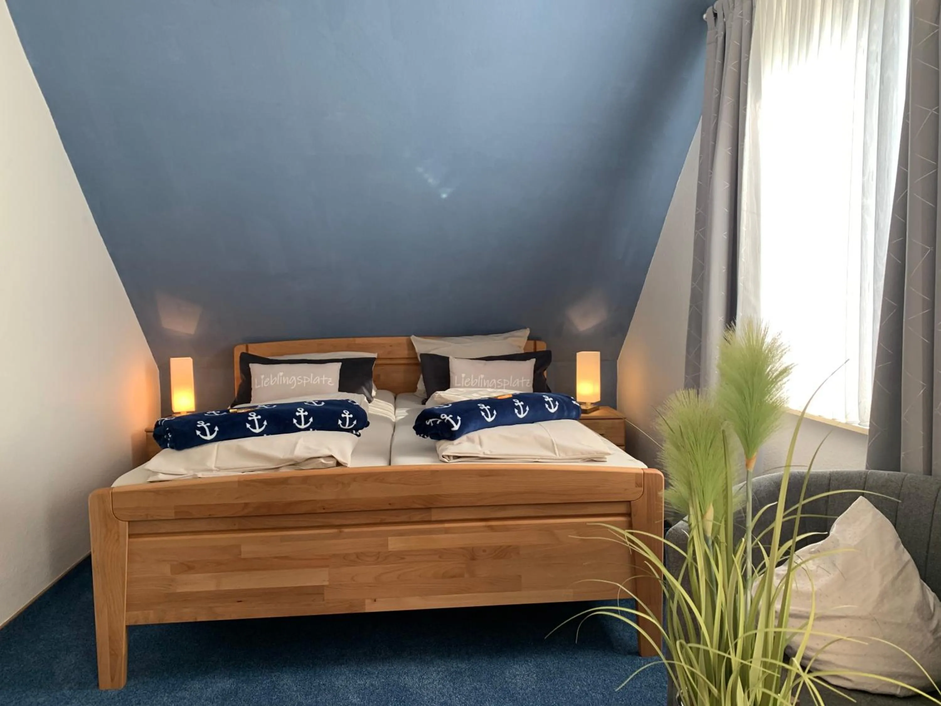 Bed in Hotel Meerblick garni
