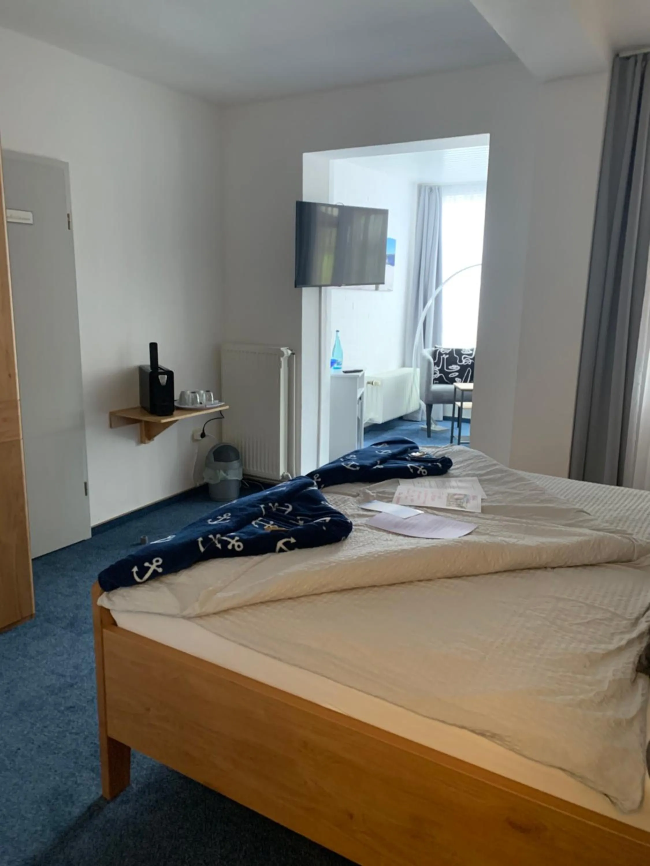 Bed in Hotel Meerblick garni
