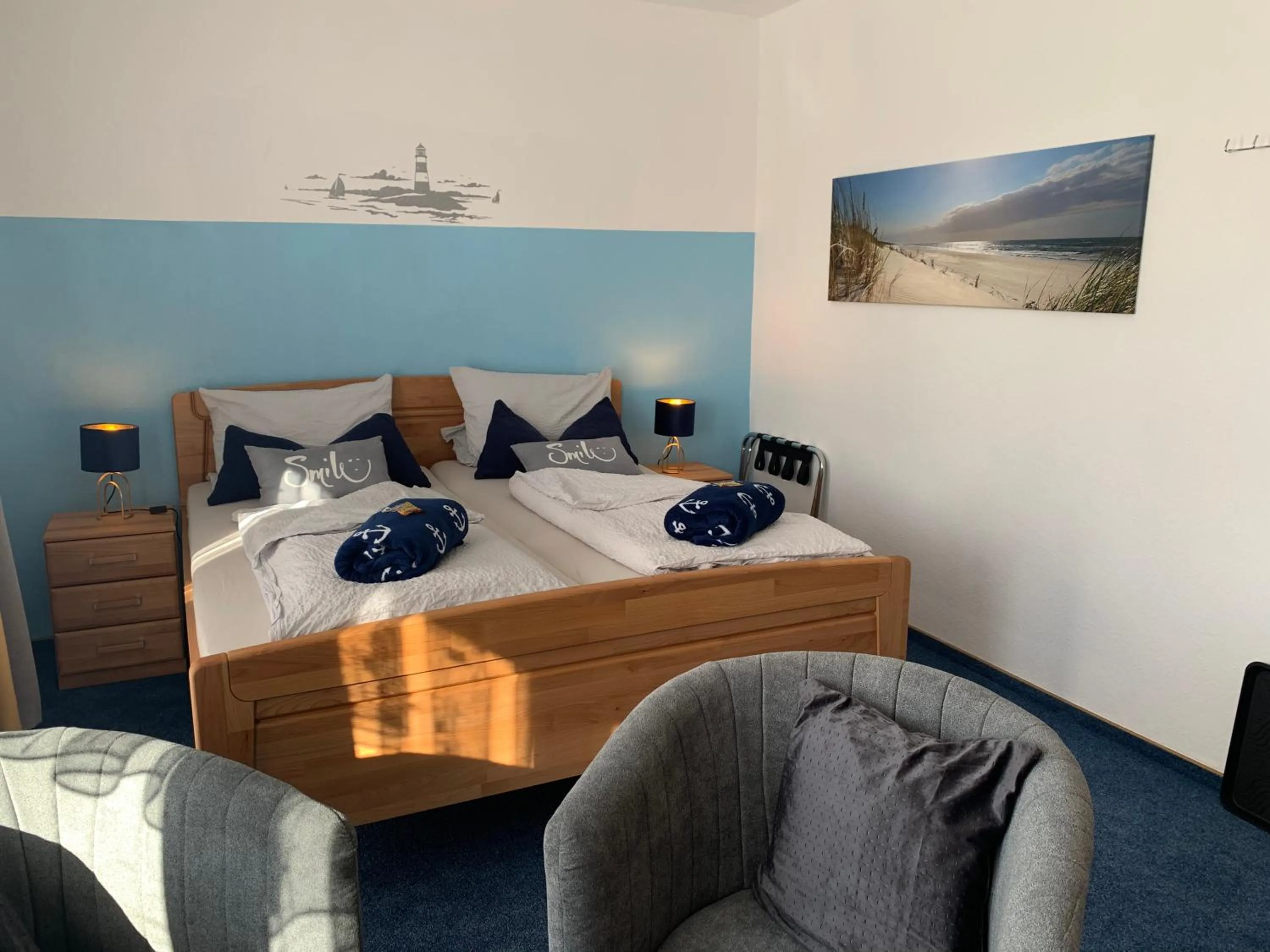 Bed in Hotel Meerblick garni