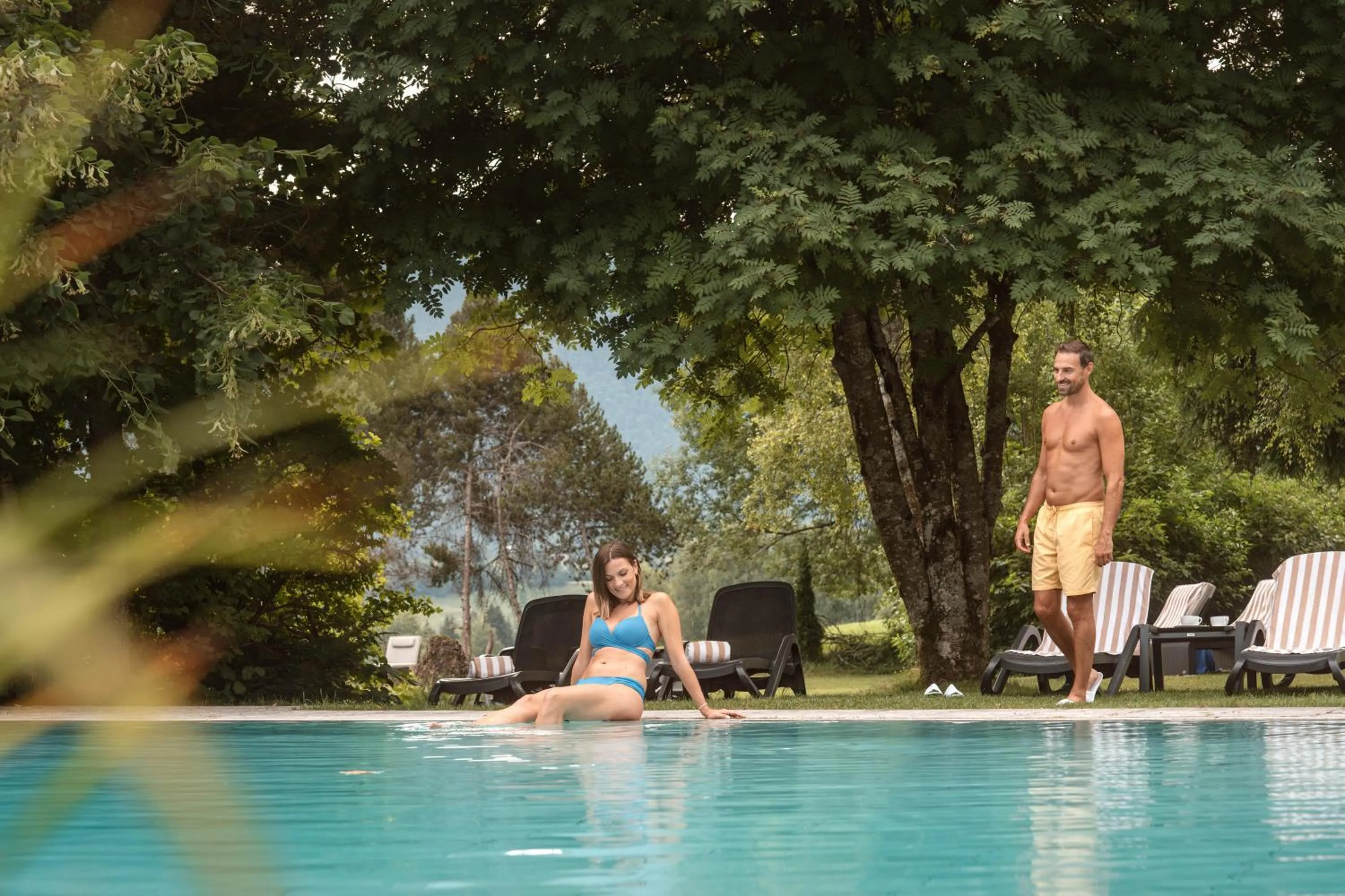 Swimming pool in Alpin & Wellness Resort Ludwig Royal