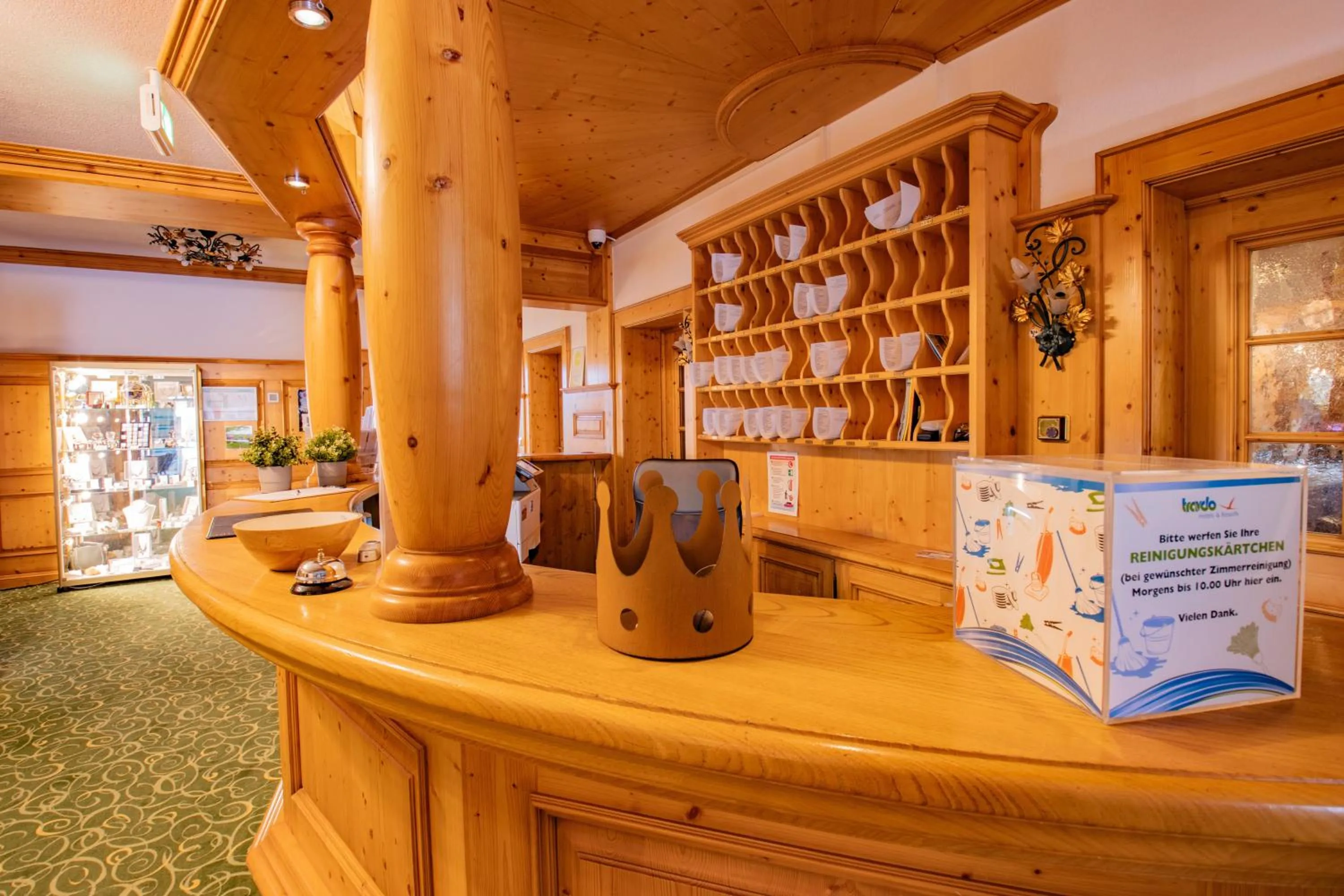 Lobby or reception in Ferien Hotel Fläming