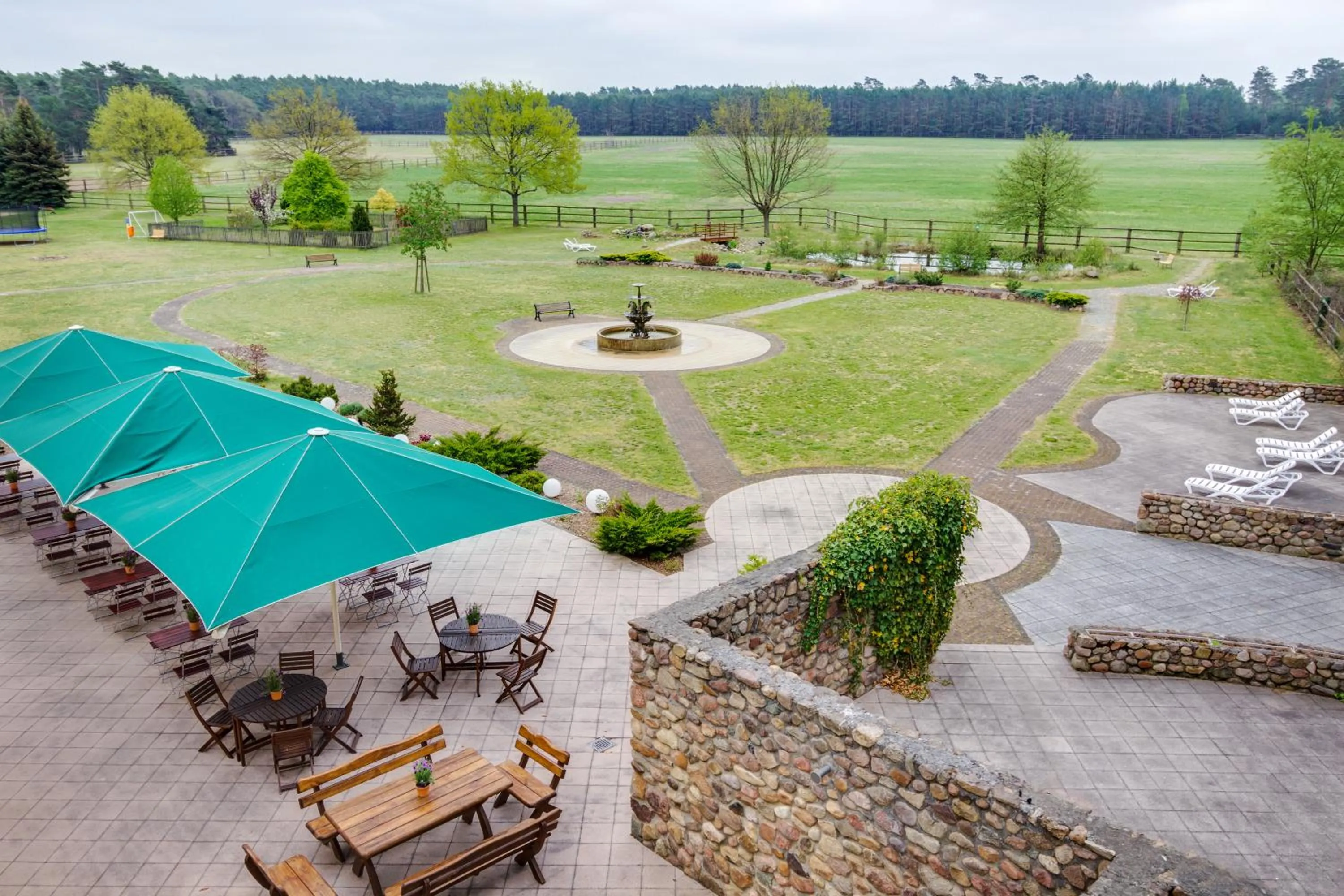 Garden view in Ferien Hotel Fläming