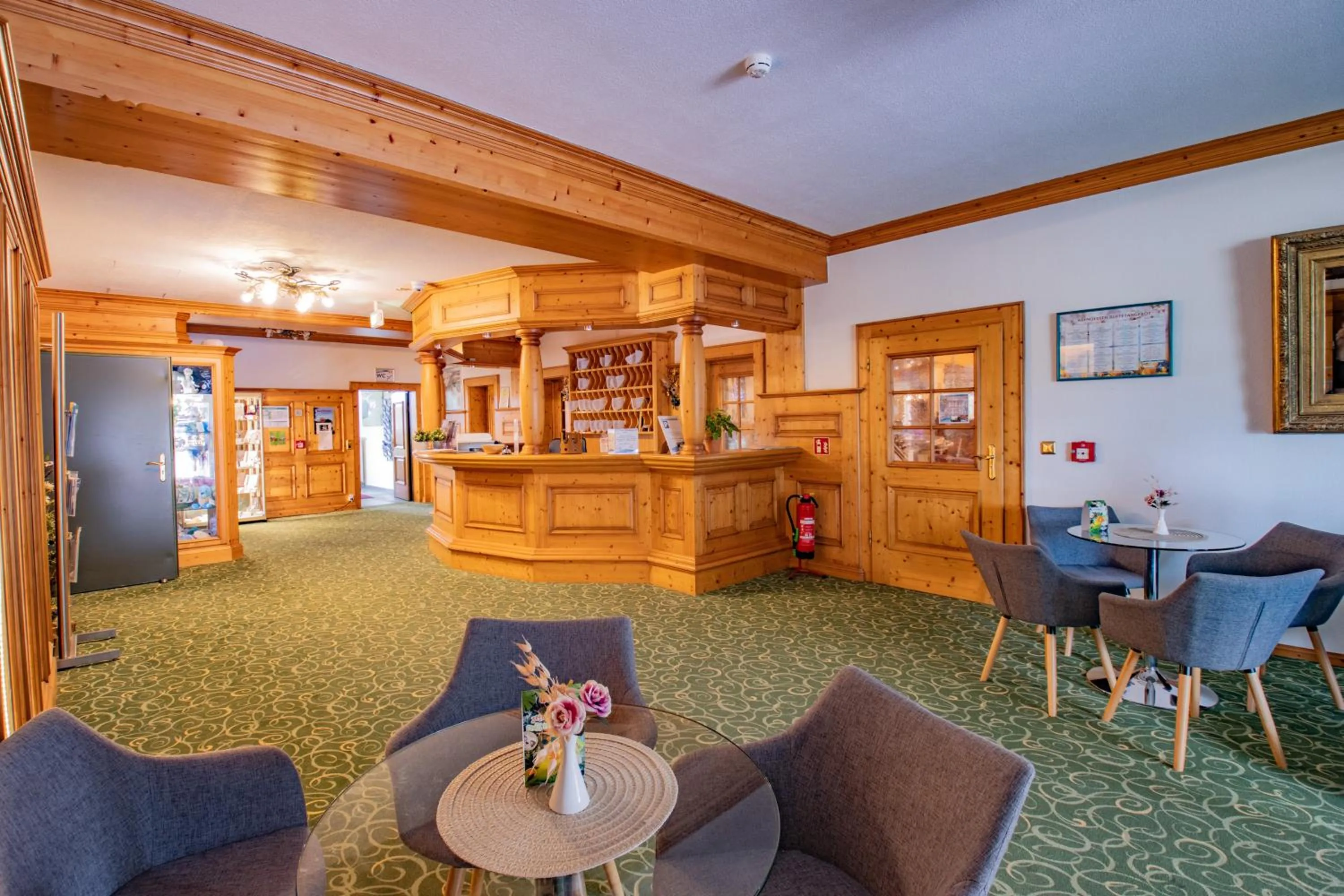 Lobby or reception in Ferien Hotel Fläming