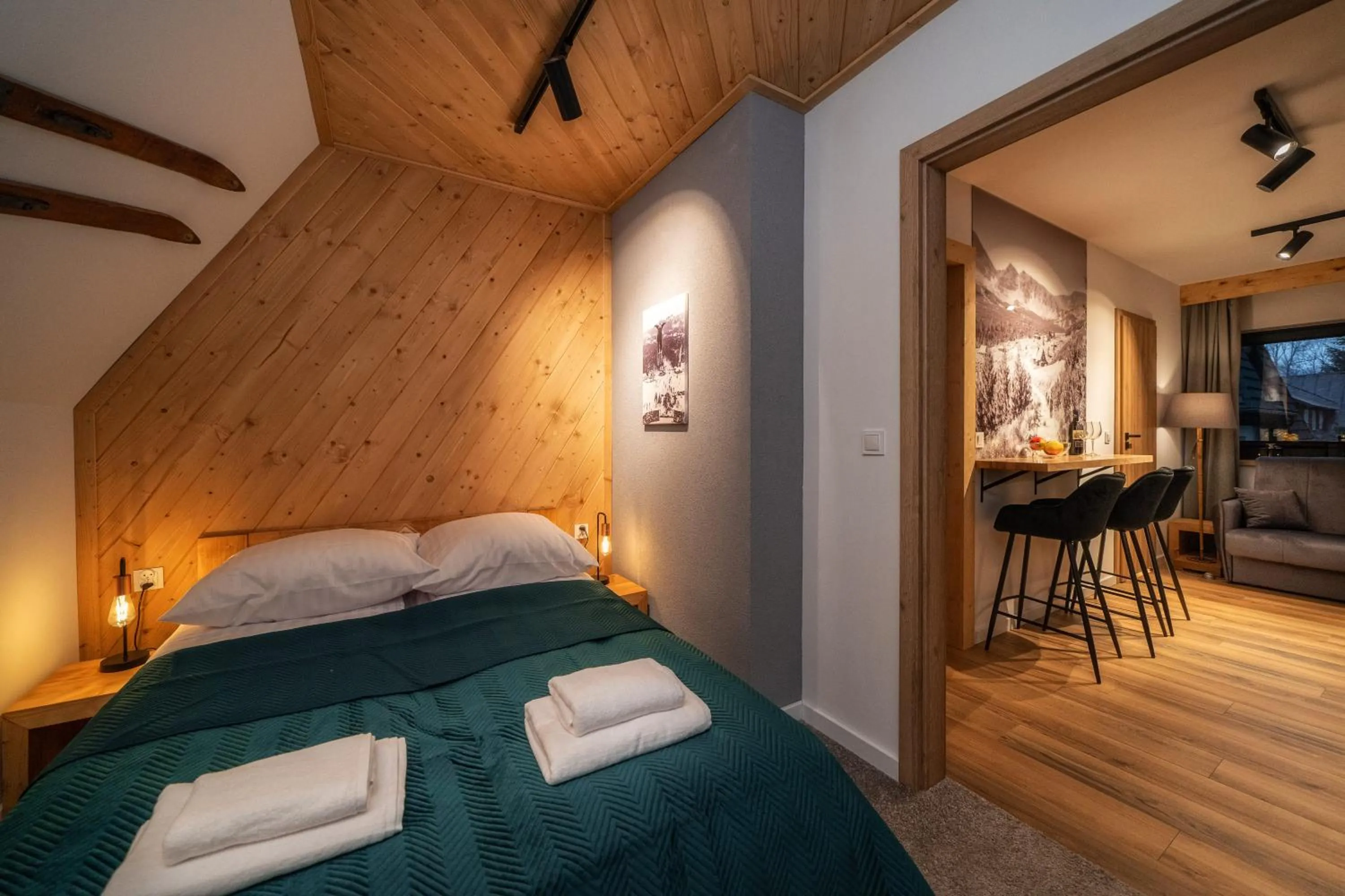 Bed in Tatrzańska Miejscówka - Apartamenty Centrum