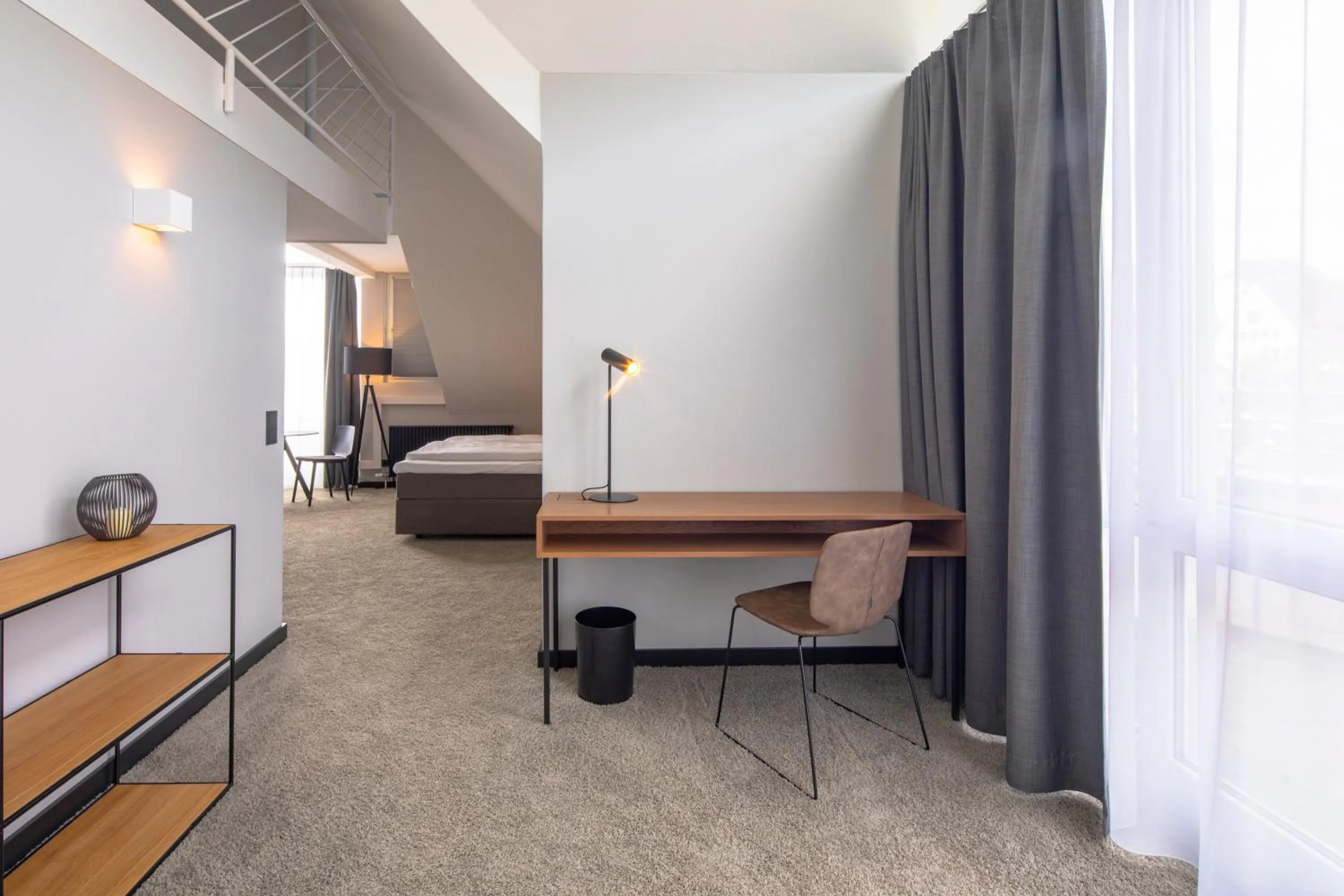 Photo of the whole room, Bed in Domizil Tübingen