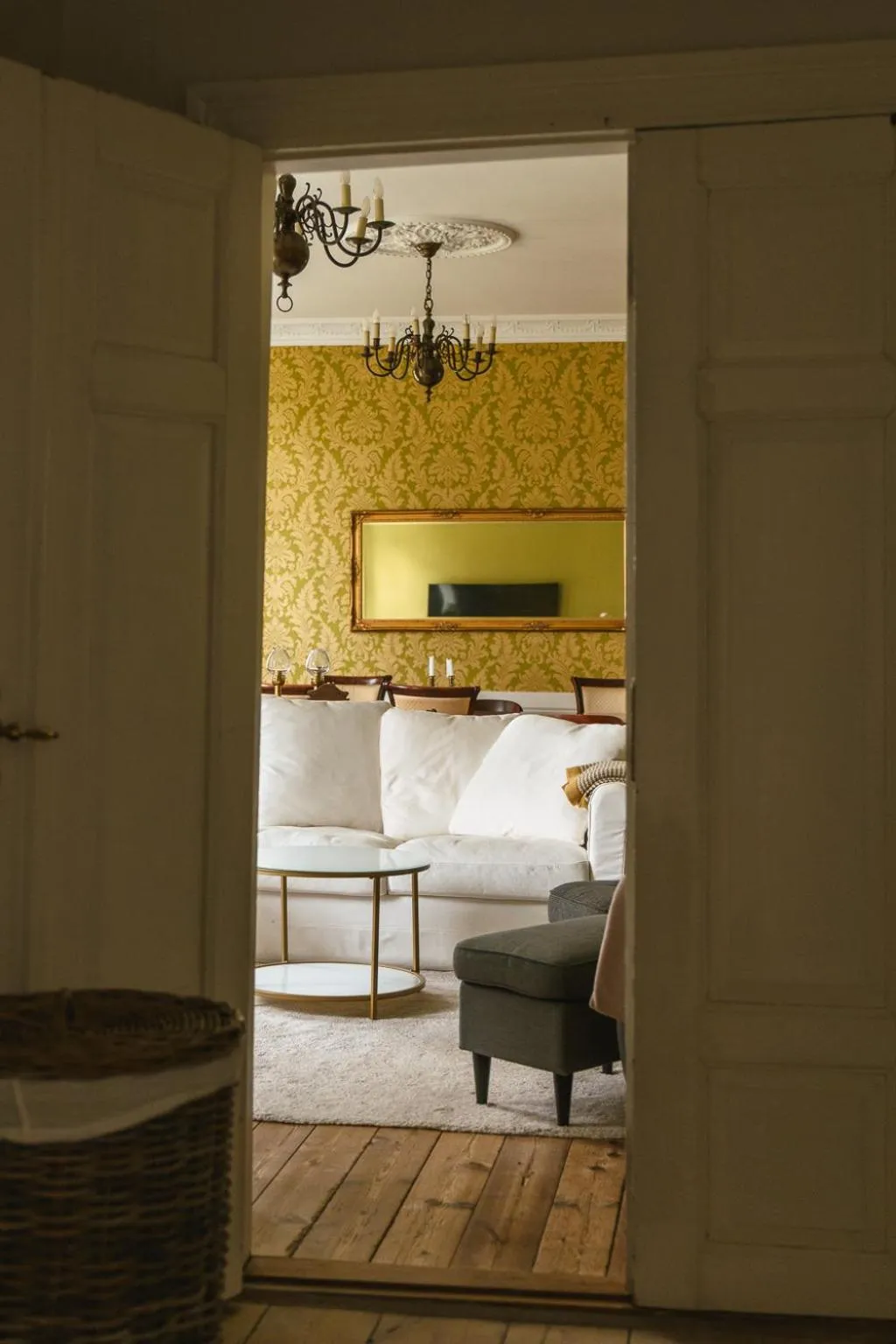 Living room in Lindegaarden Kollund