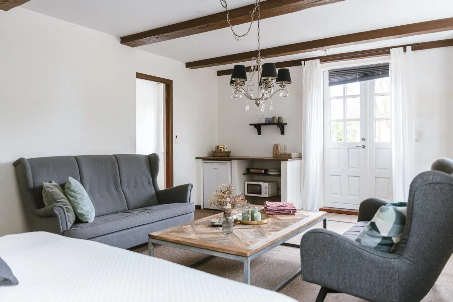 Living room in Lindegaarden Kollund