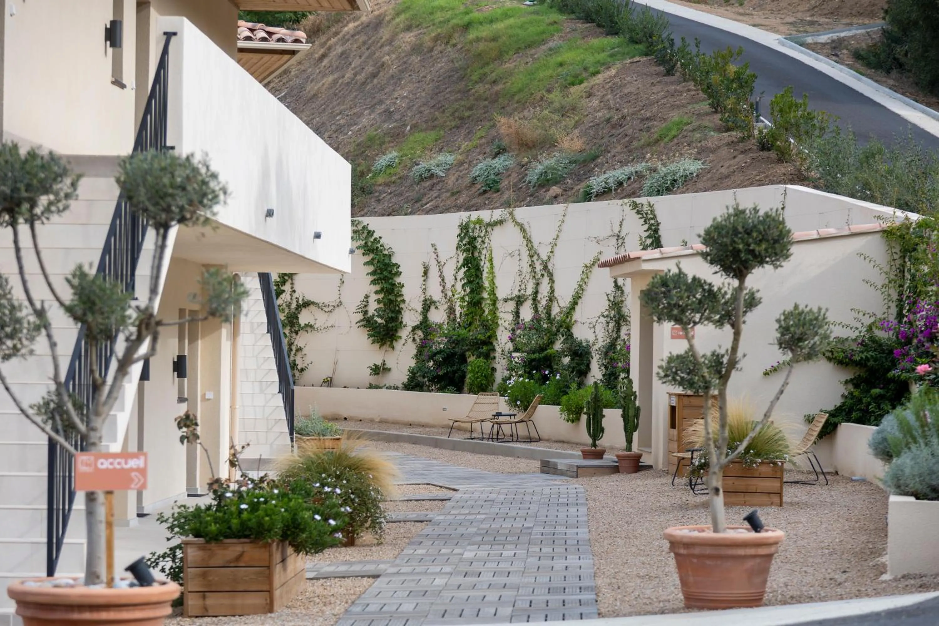 Facade/entrance in Casa Marina Cargèse