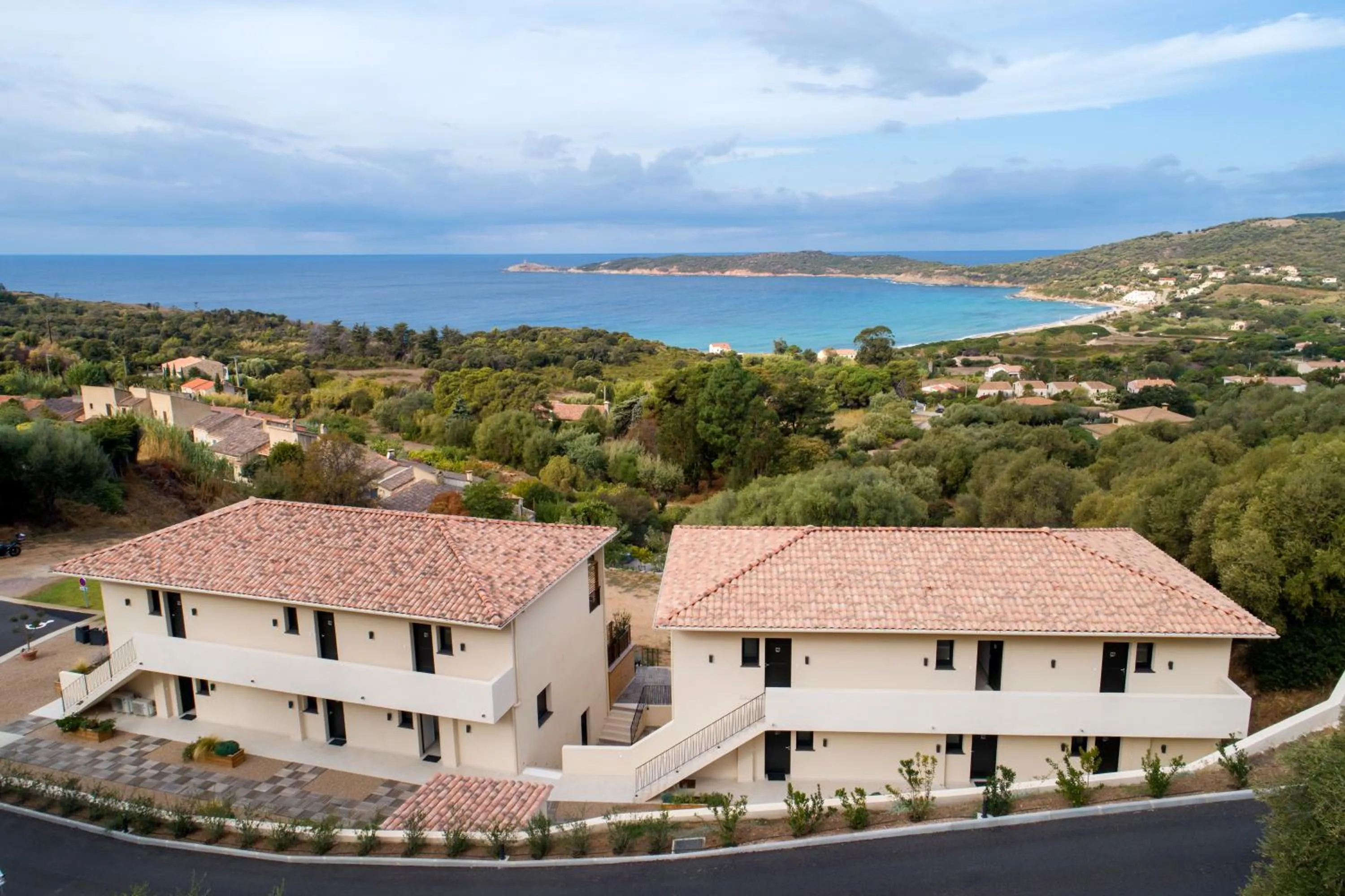 Bird's eye view in Casa Marina Cargèse