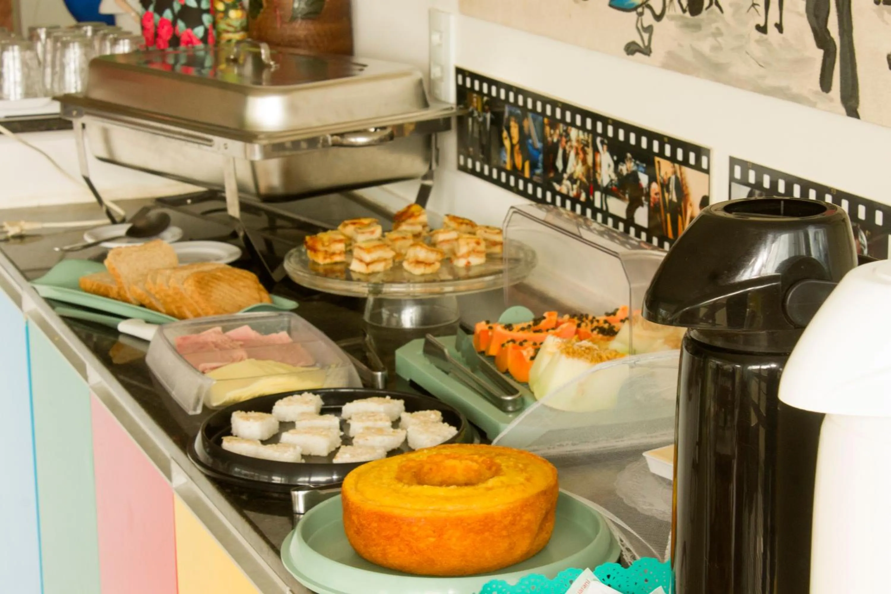 Food and drinks in Pousada Brisa da Canoa