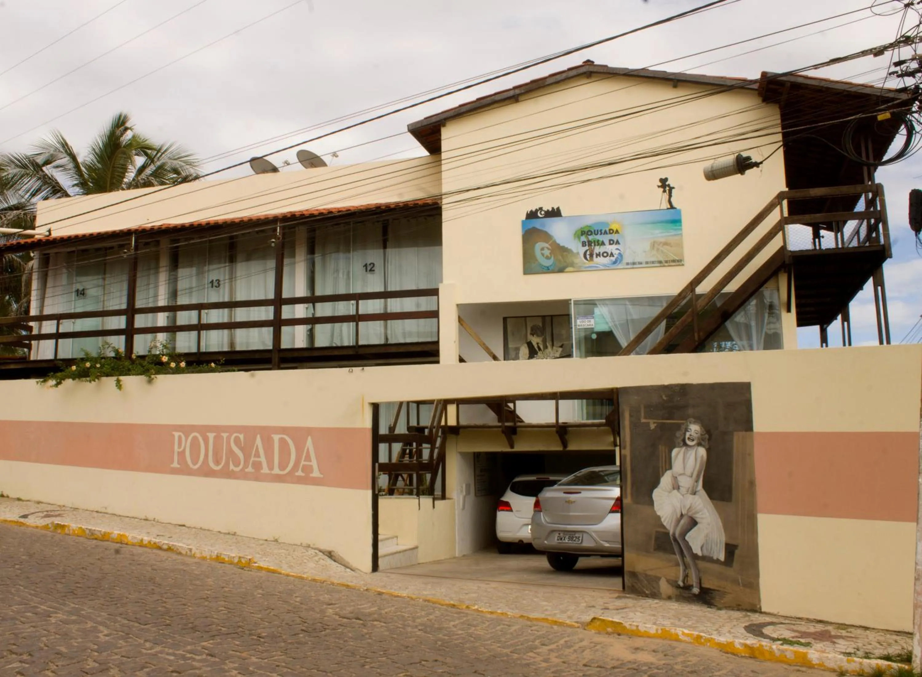 Property building in Pousada Brisa da Canoa