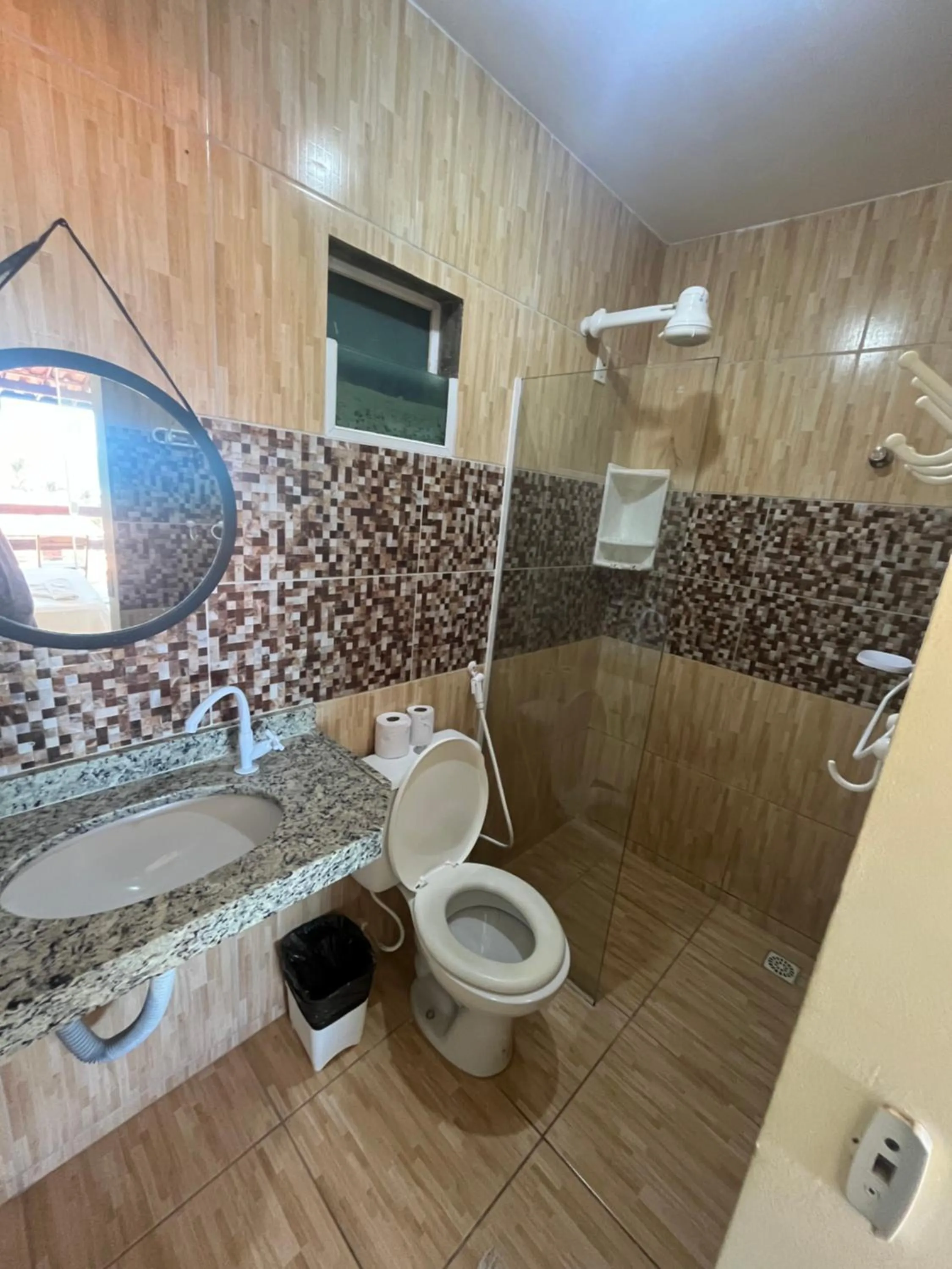 Shower in Pousada Brisa da Canoa