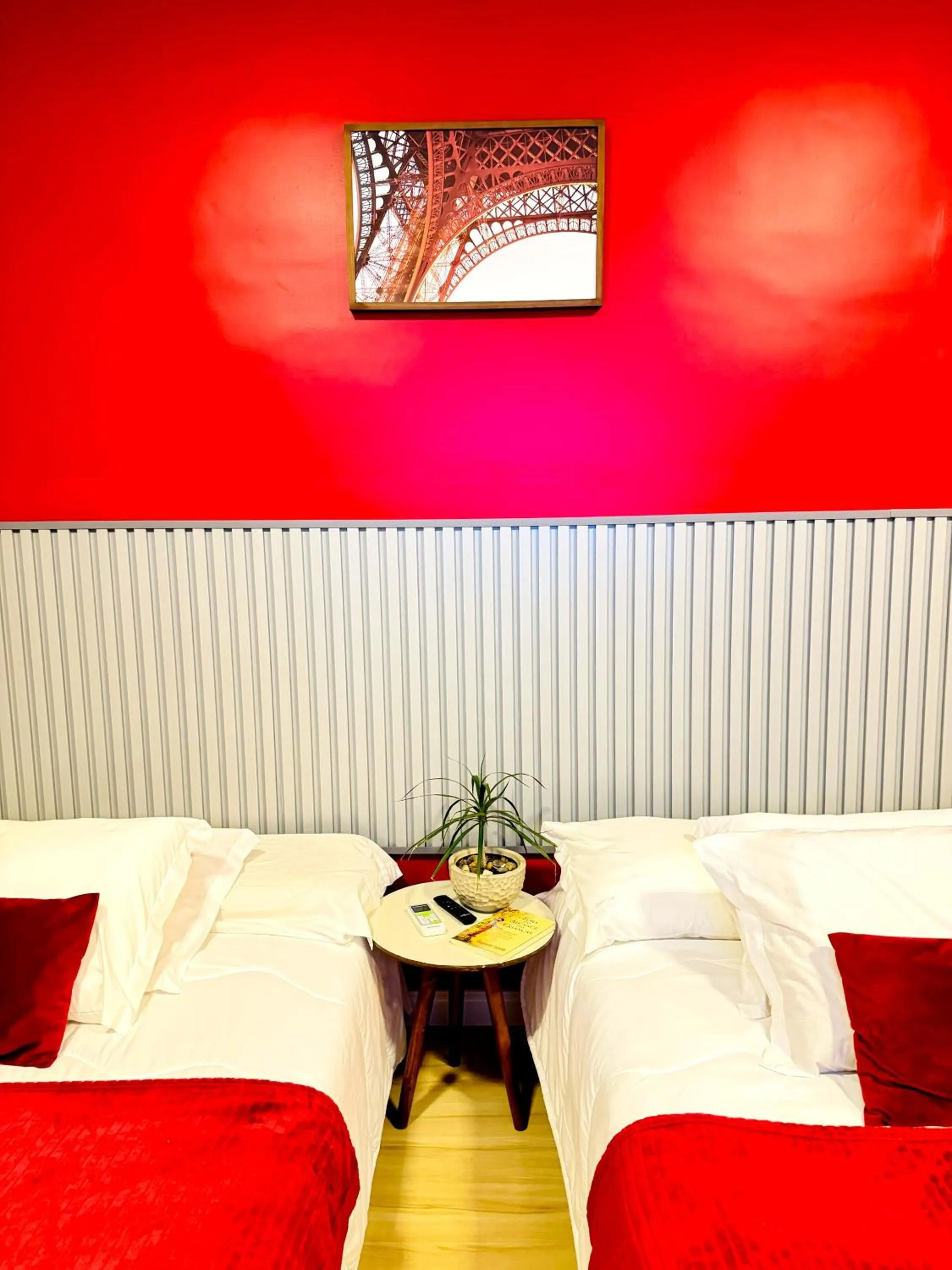 Bed in Pousada Doce Lar