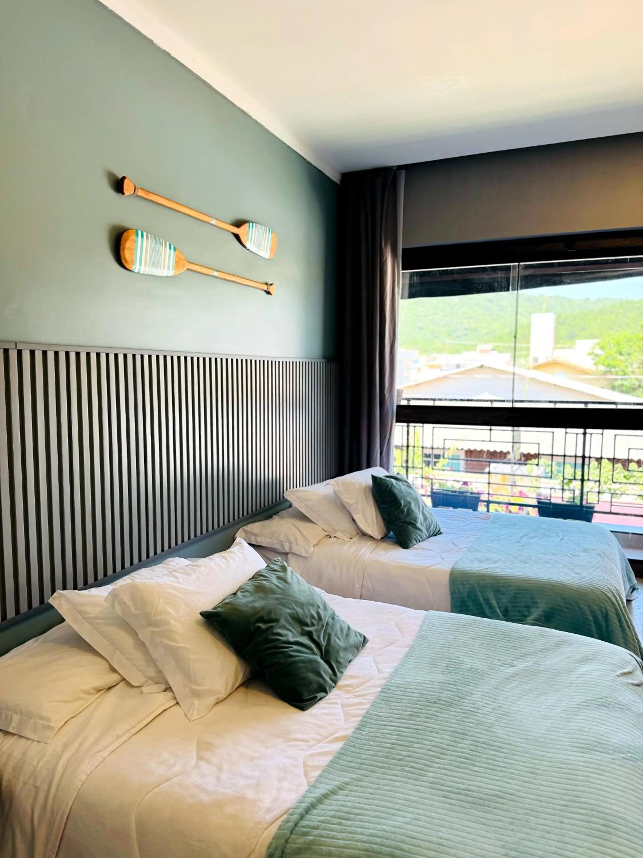 Bed in Pousada Doce Lar