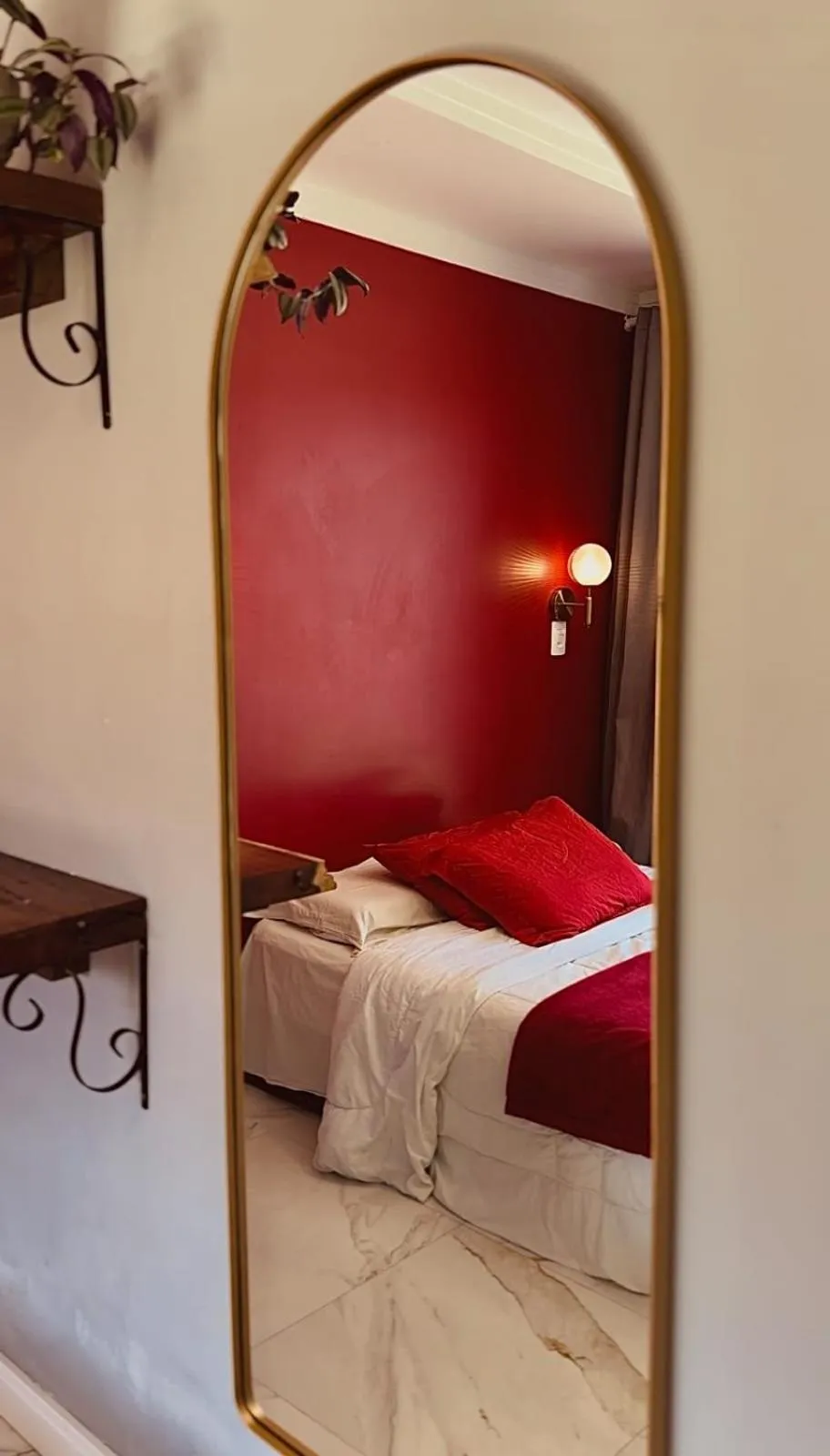 Bed in Pousada Doce Lar