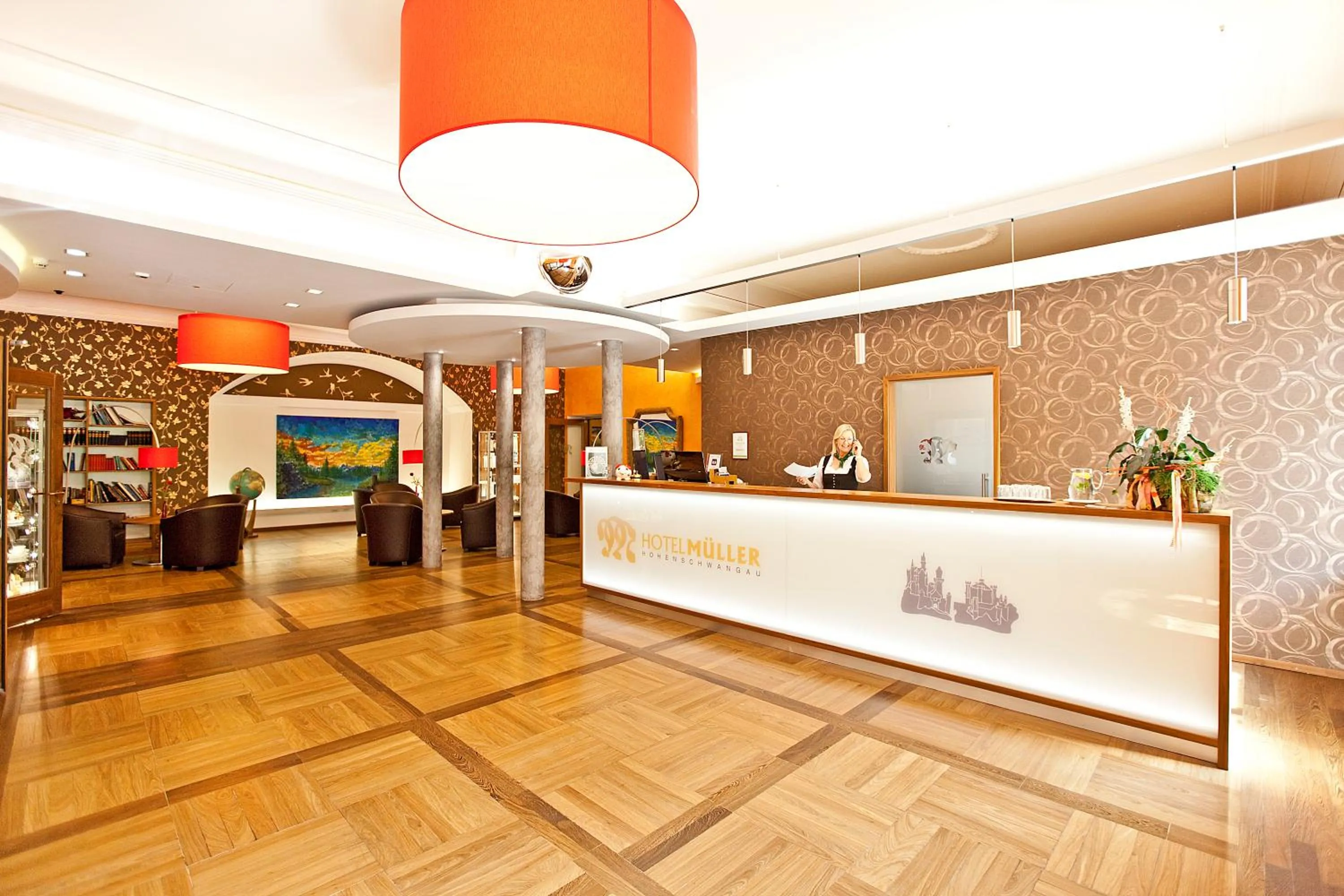 Lobby or reception in Hotel Müller