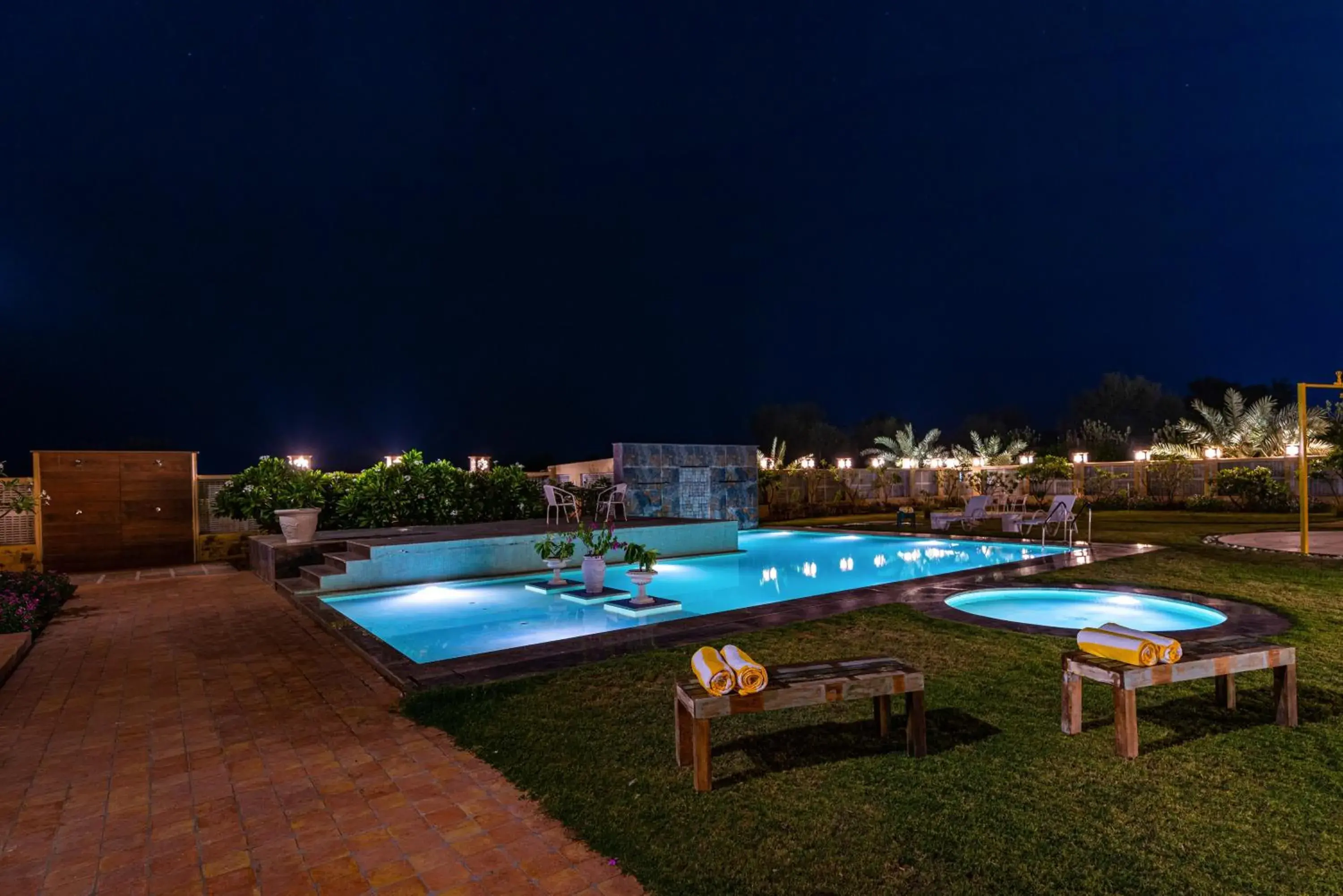 Pool view in Anand Bagh Resort & Spa by Ananta Pool view in Anand Bagh Resort & Spa by Ananta