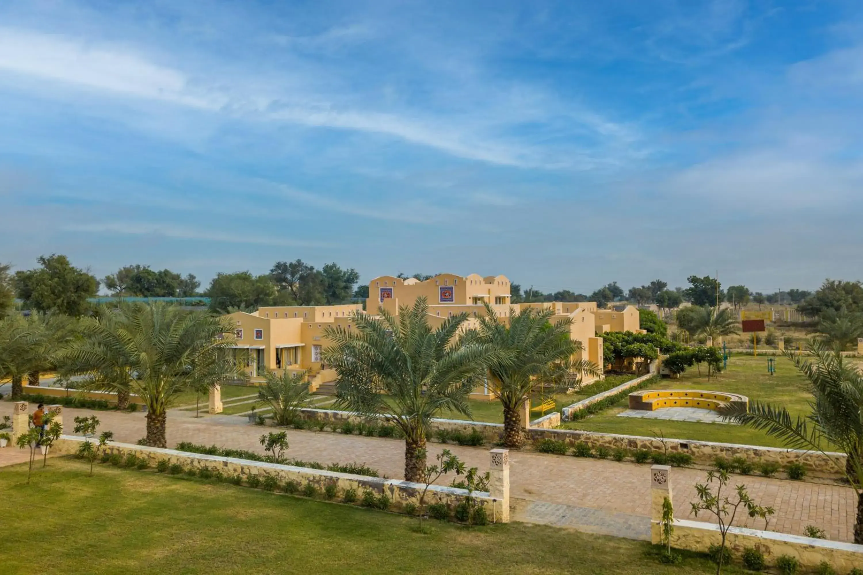 Garden view in Anand Bagh Resort & Spa by Ananta Garden view in Anand Bagh Resort & Spa by Ananta