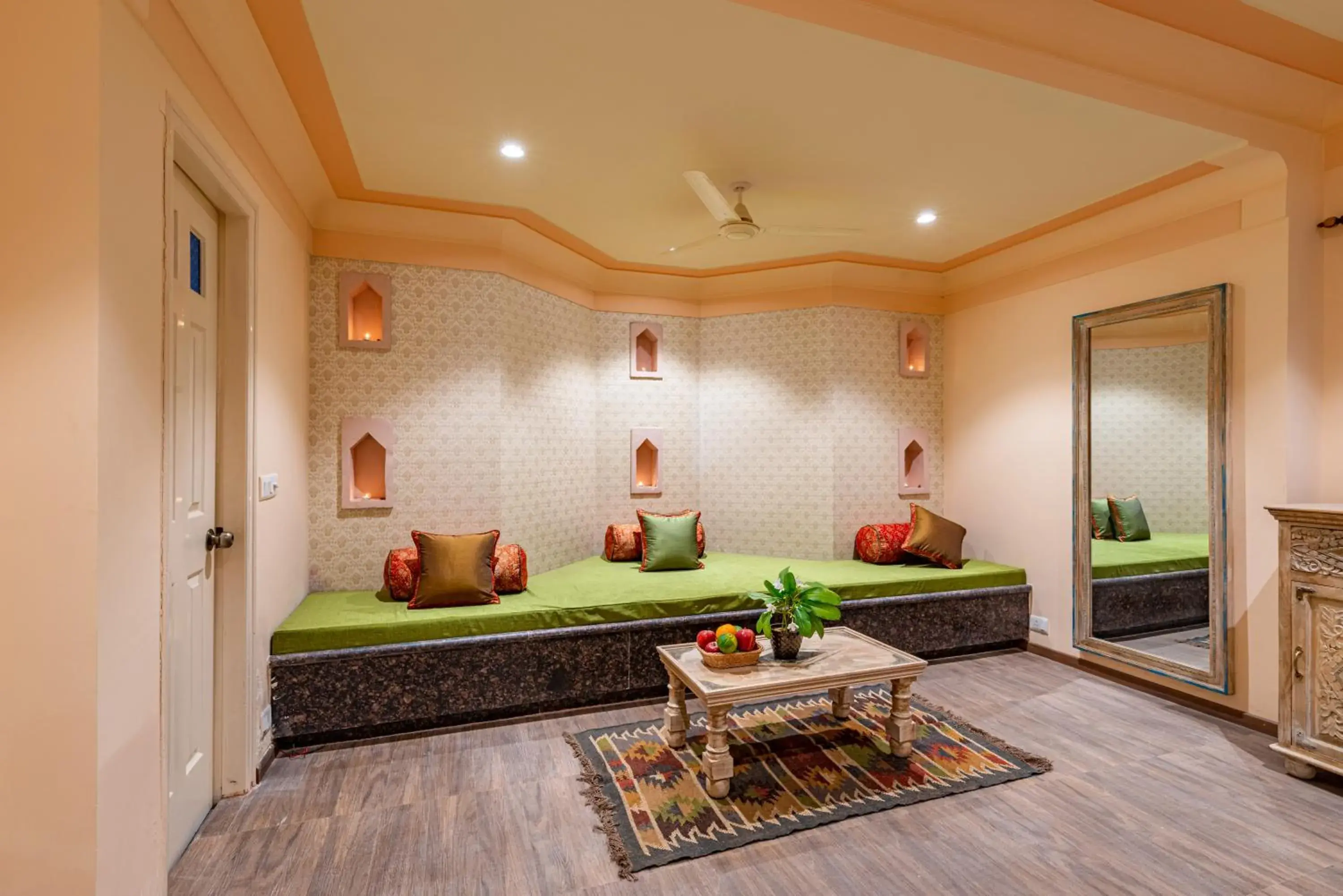 Living room, Bed in Anand Bagh Resort & Spa by Ananta Living room, Bed in Anand Bagh Resort & Spa by Ananta