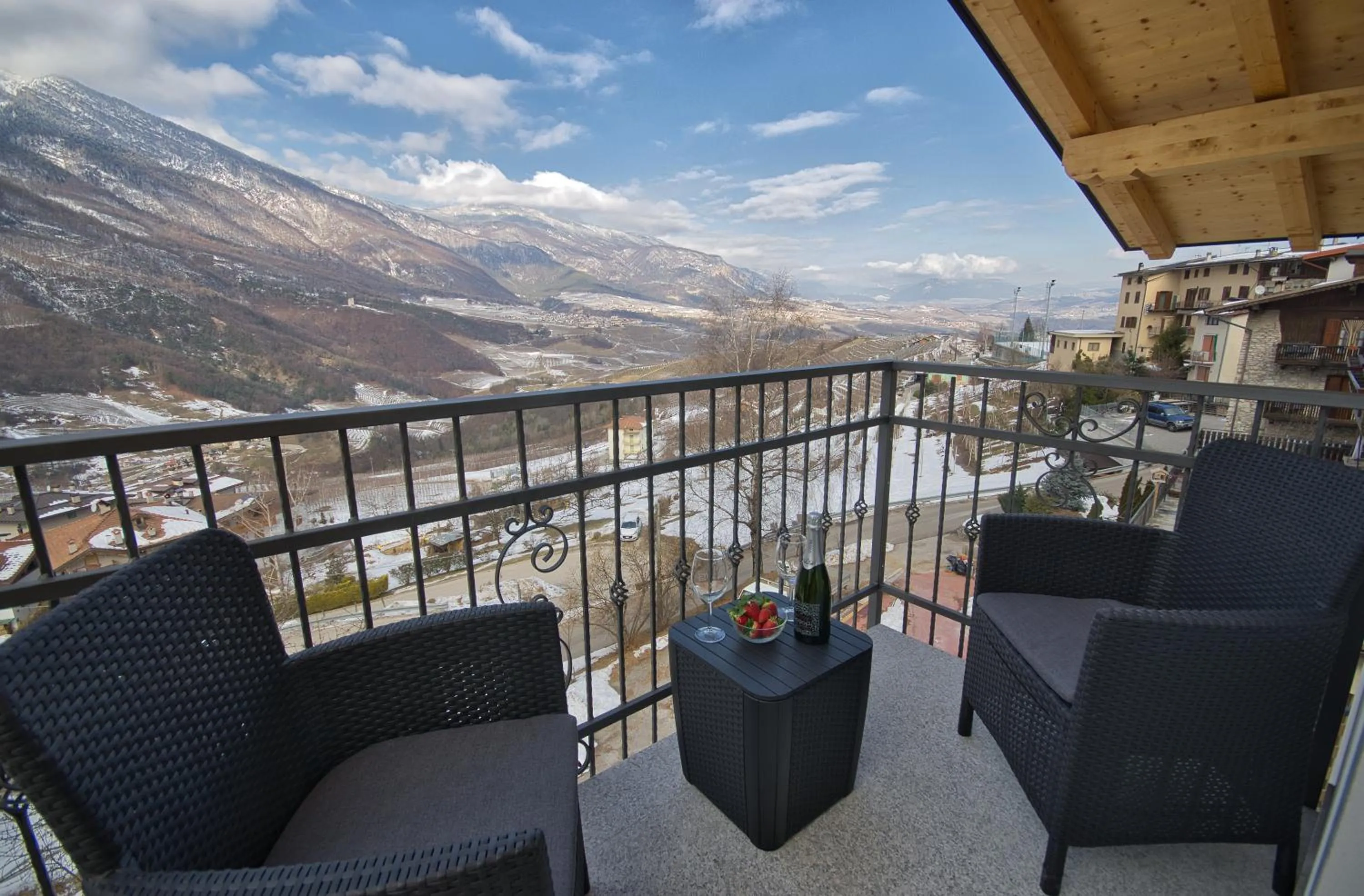 Balcony/Terrace in B&B Paganella Relax and Gourmet