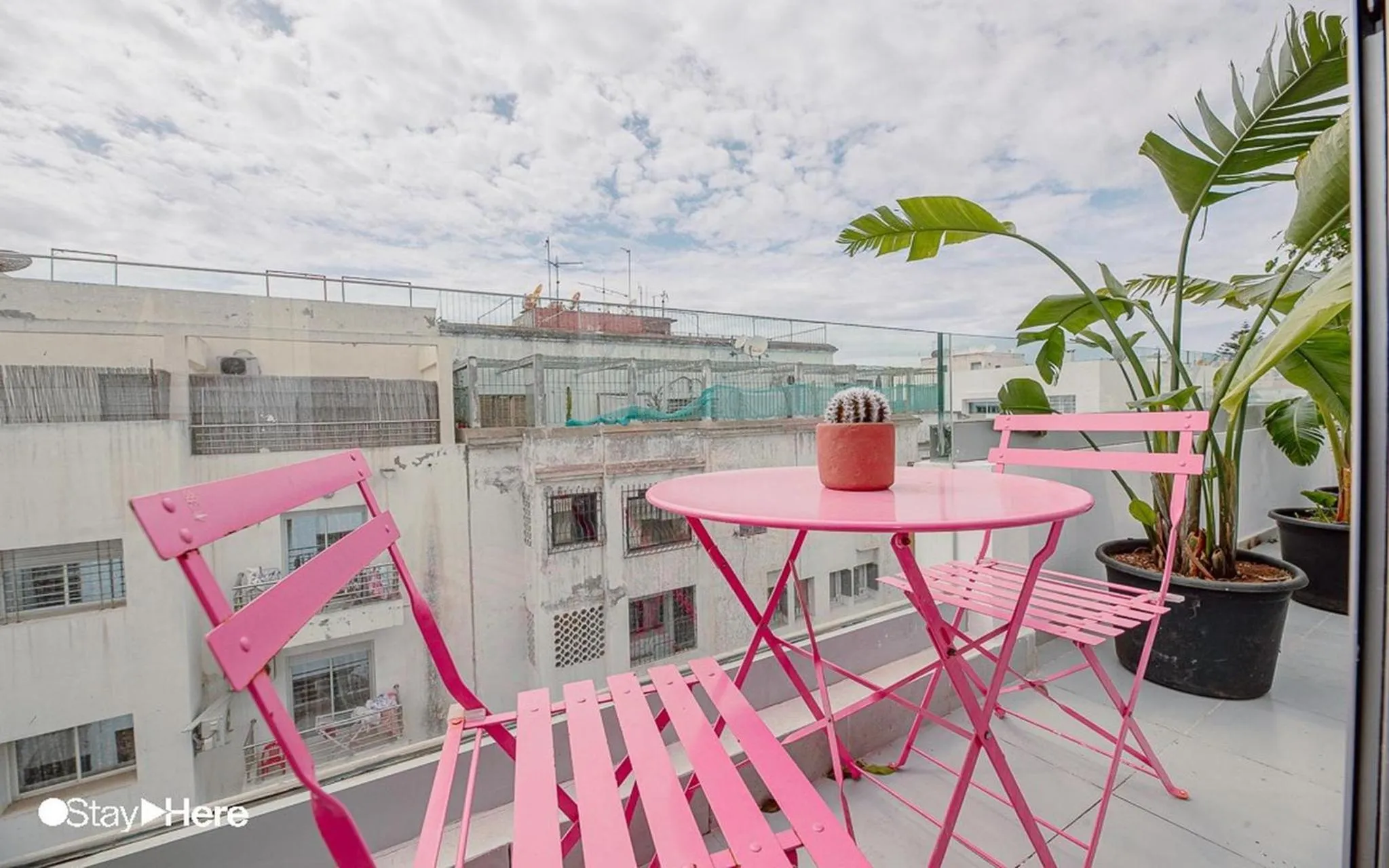 Balcony/Terrace in Stayhere Rabat - Agdal 2 - Classic Residence