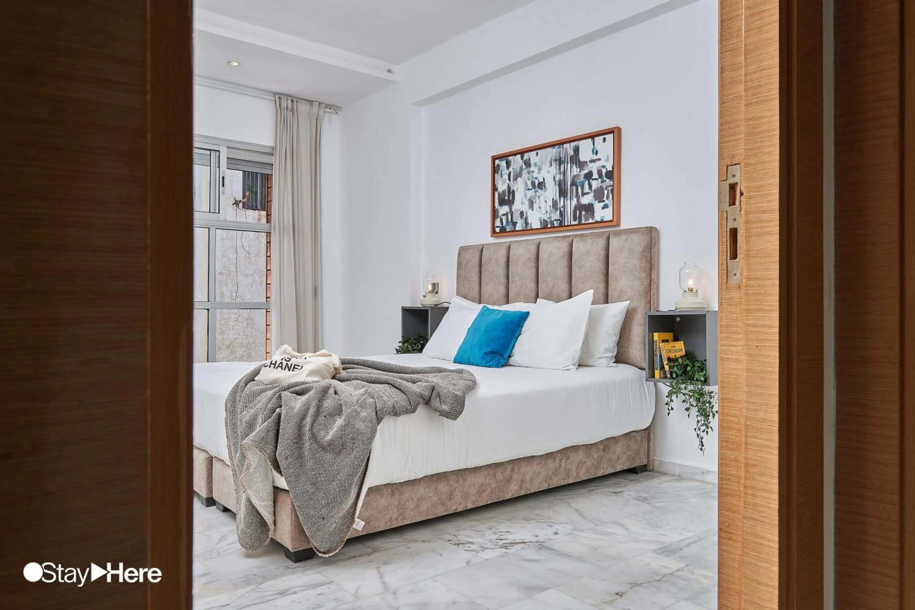 Bedroom, Bed in Stayhere Rabat - Agdal 2 - Classic Residence