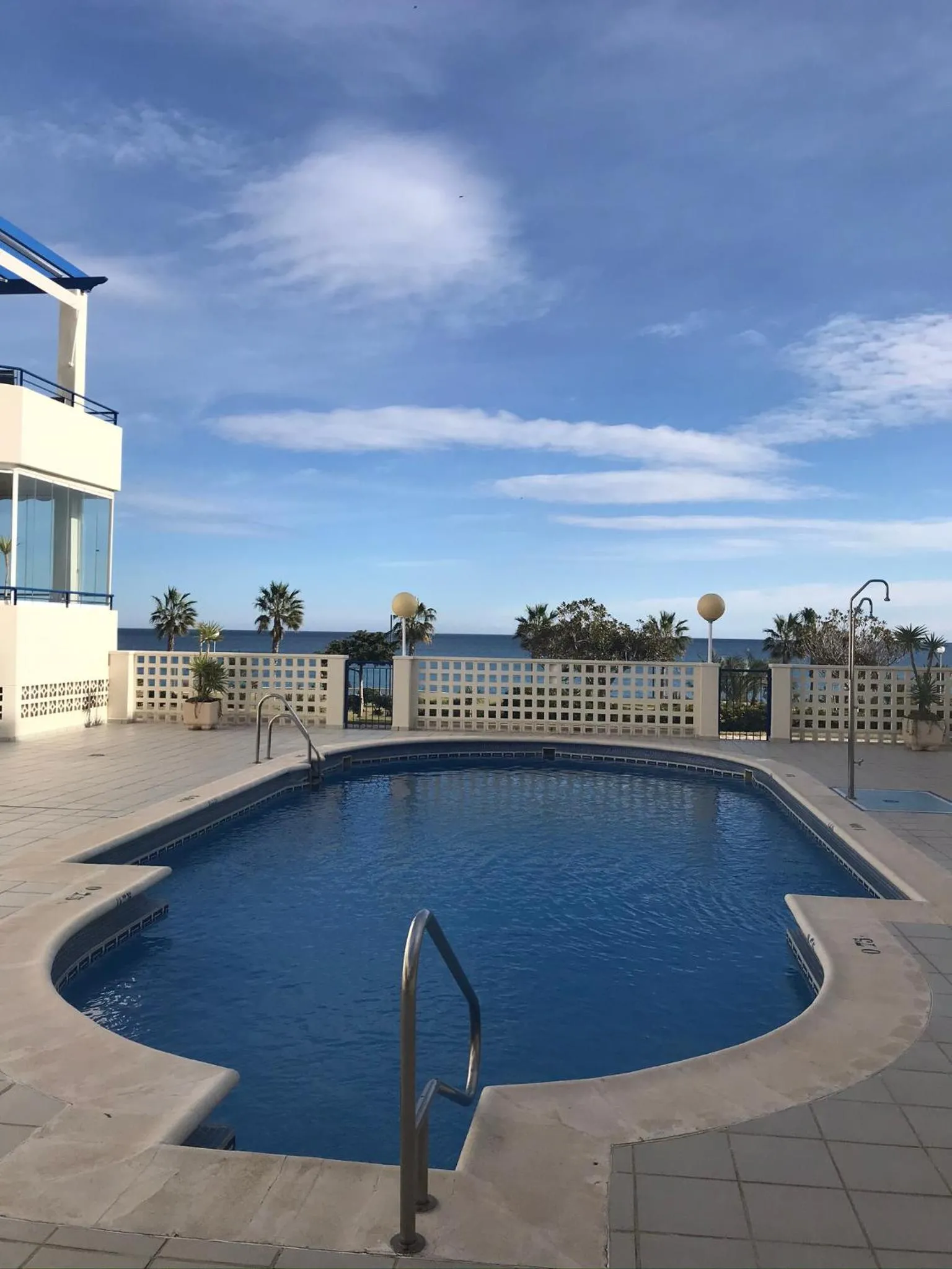 Pool view in Palacio De La Marina
