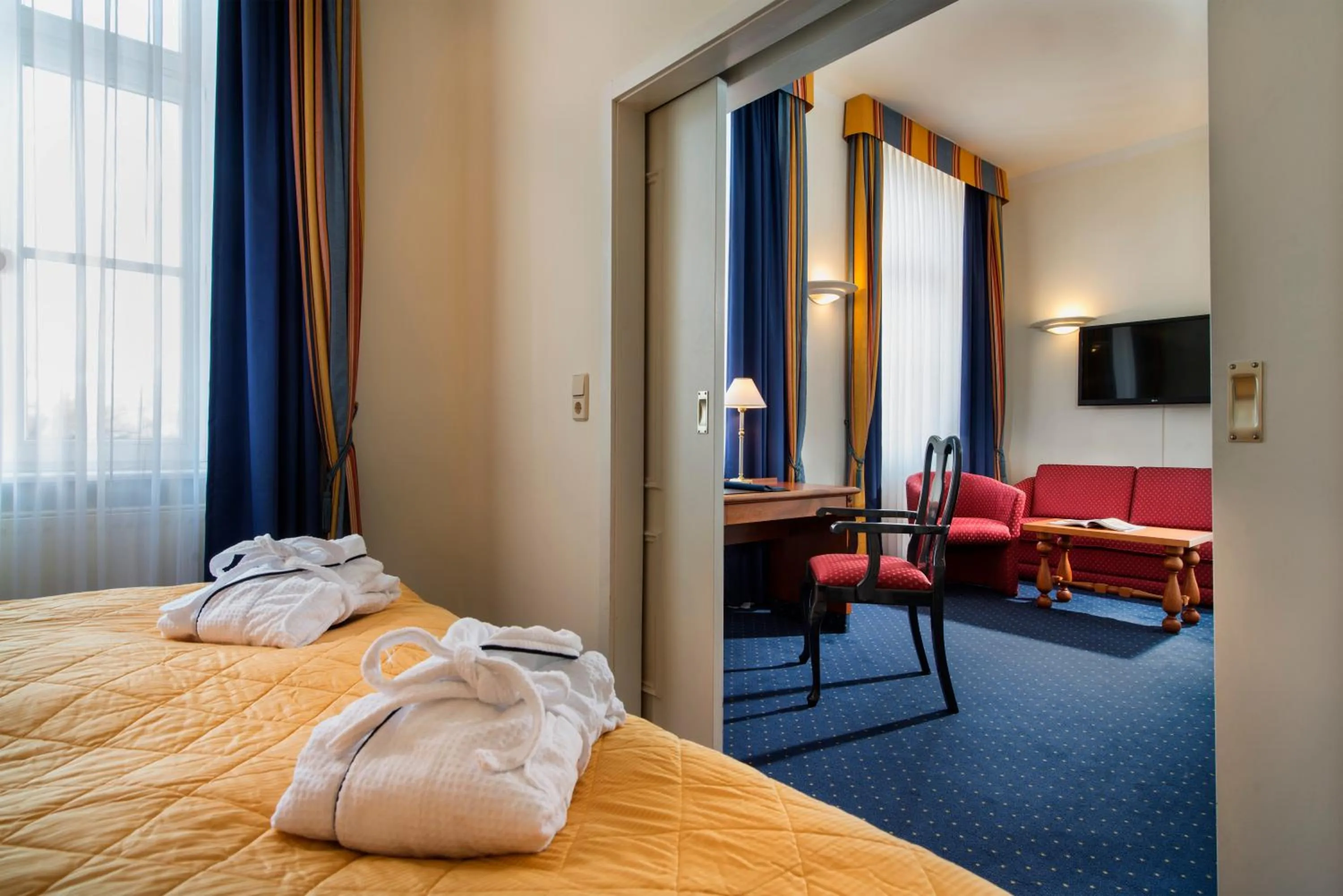 Bed in Radisson Blu Hotel Halle-Merseburg