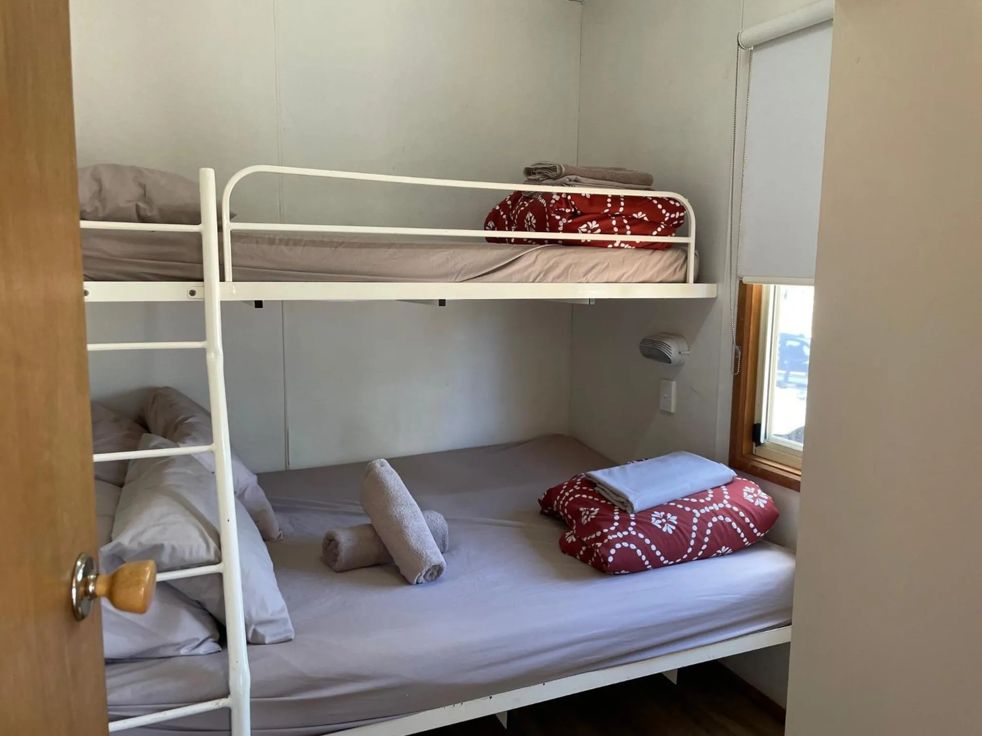Bed in Cobar Caravan Park