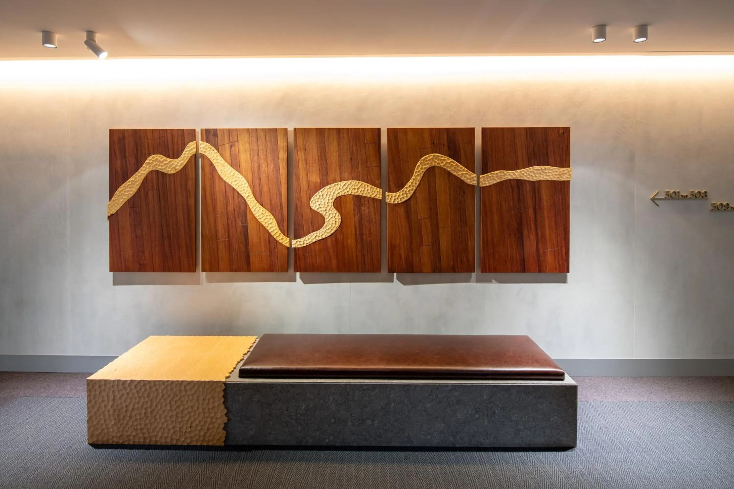 Decorative detail in Majestic M Suites