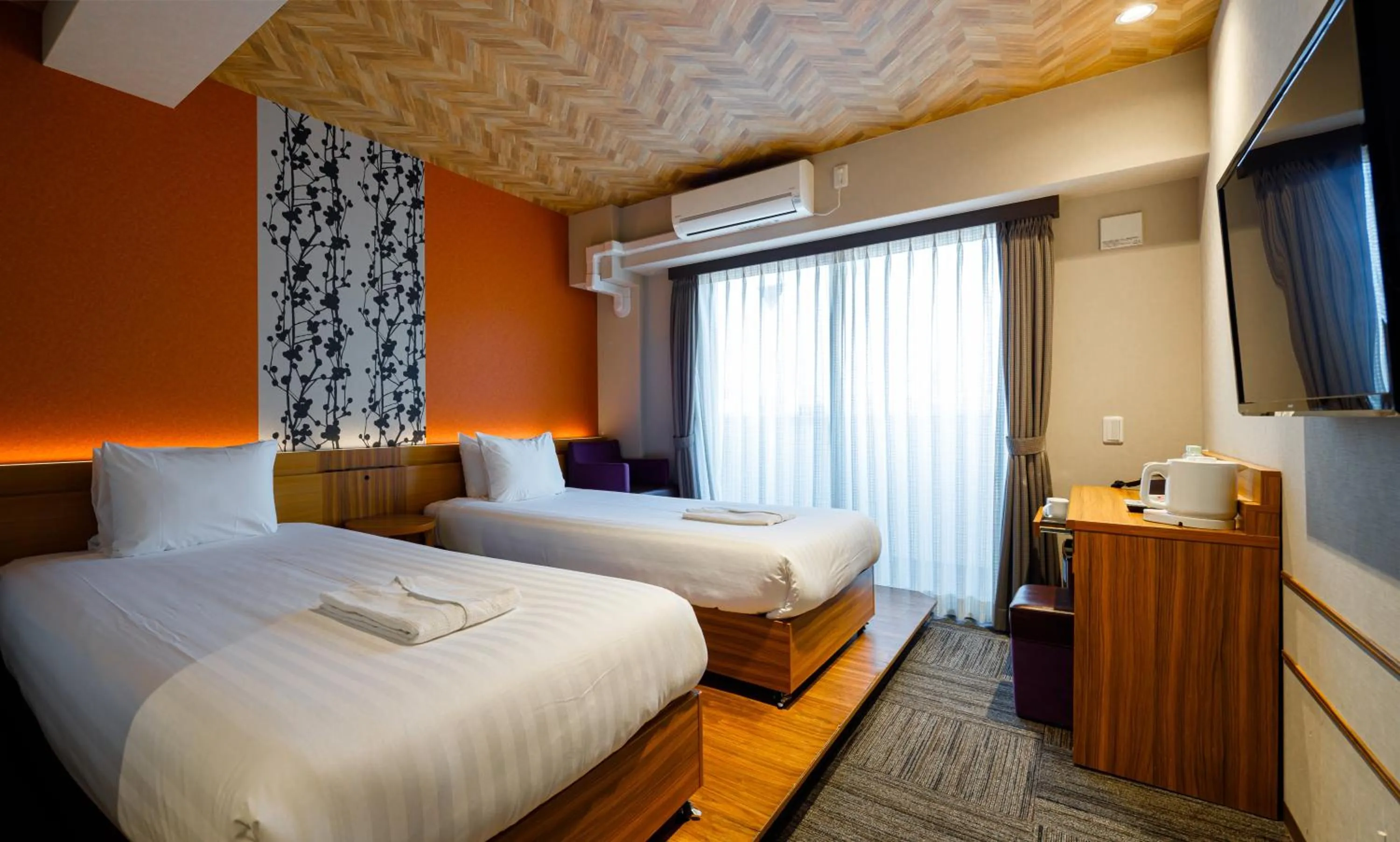 Bed in Five Hotel Osaka