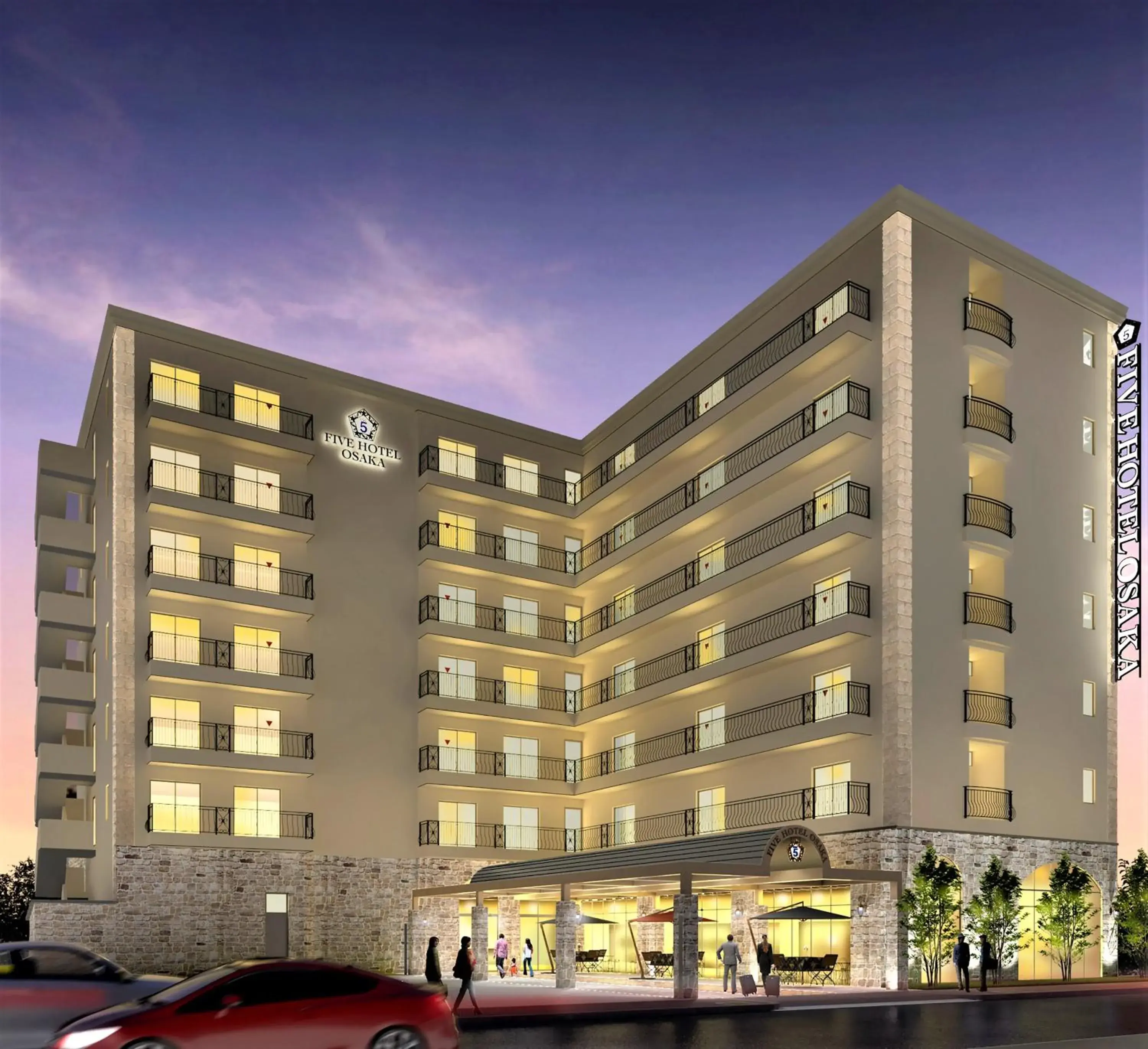 Property building in Five Hotel Osaka Property building in Five Hotel Osaka