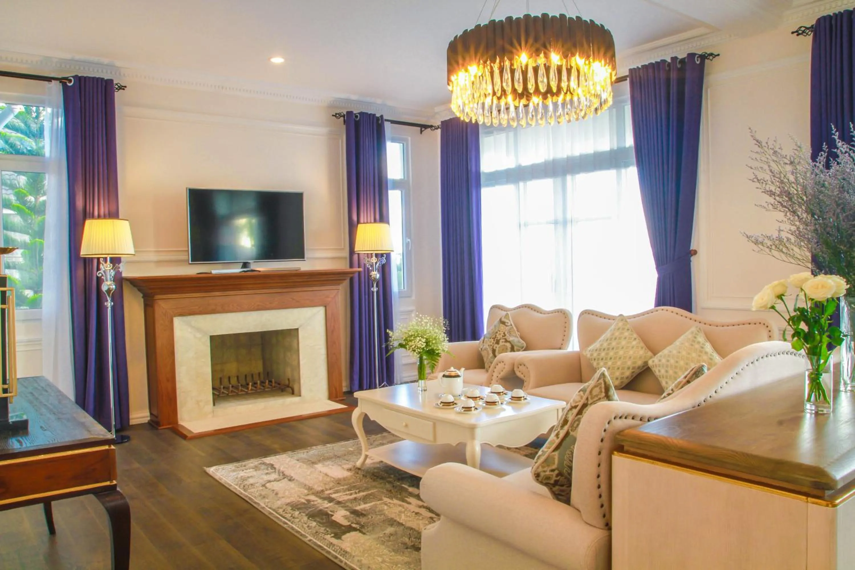 Living room in RANG DONG VILLAS
