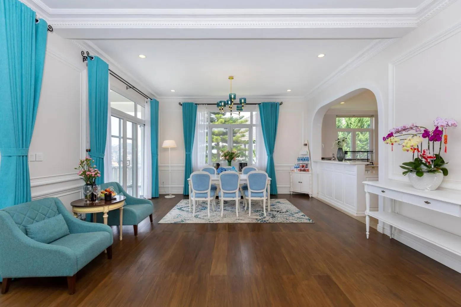 Living room in RANG DONG VILLAS