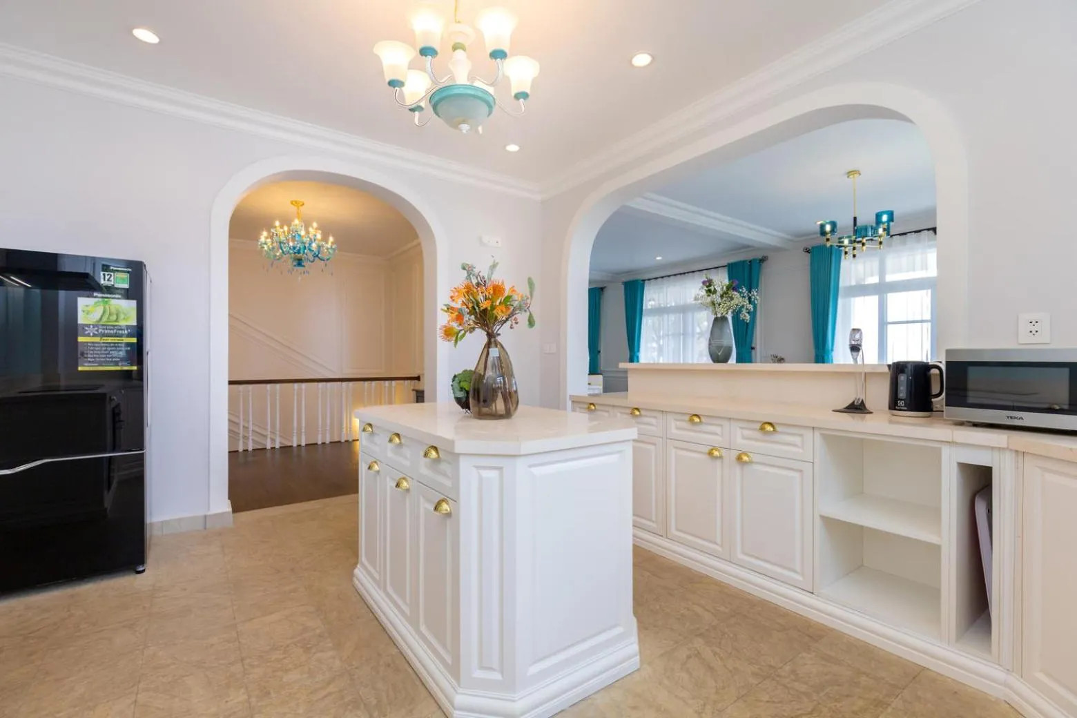kitchen in RANG DONG VILLAS