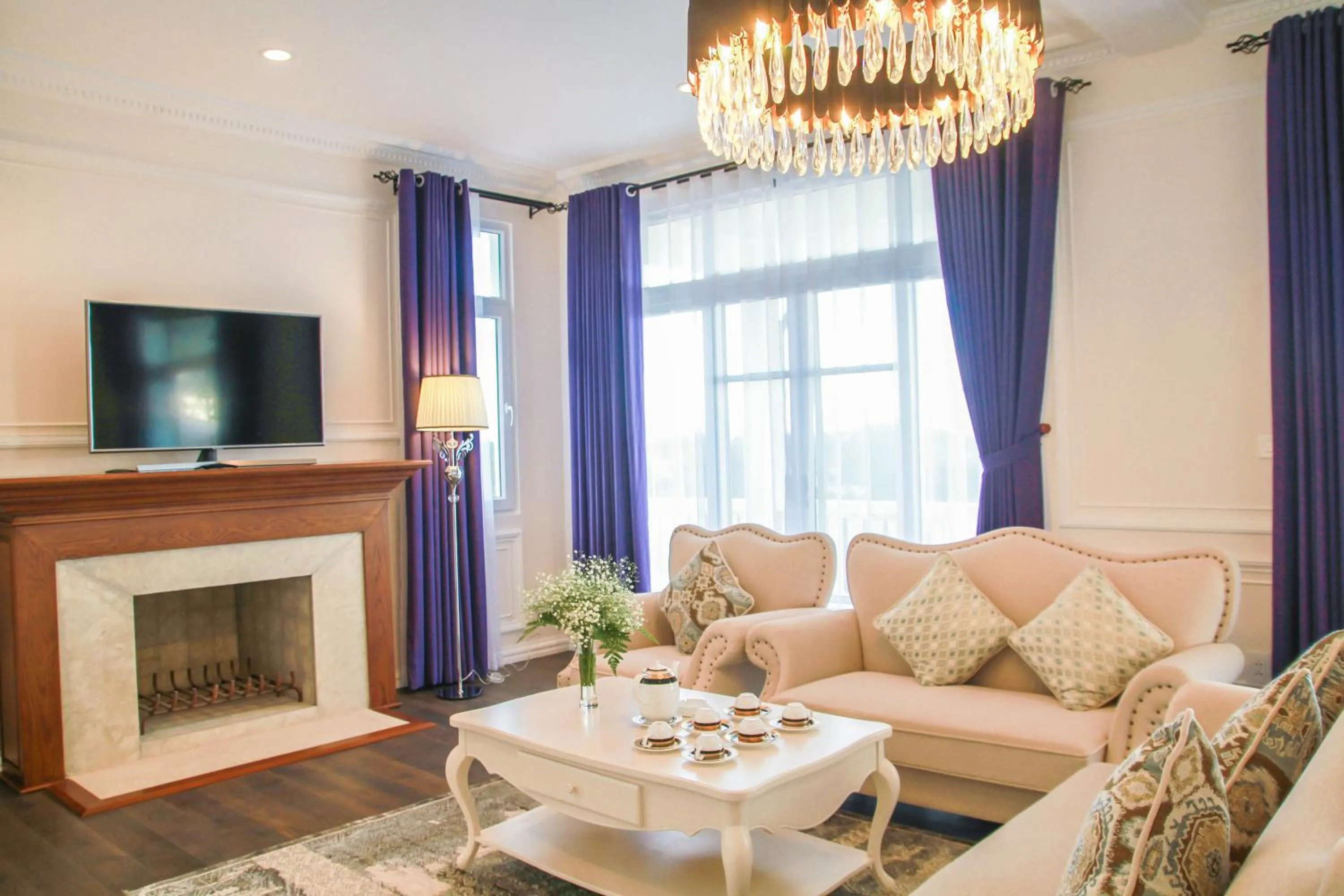Living room in RANG DONG VILLAS