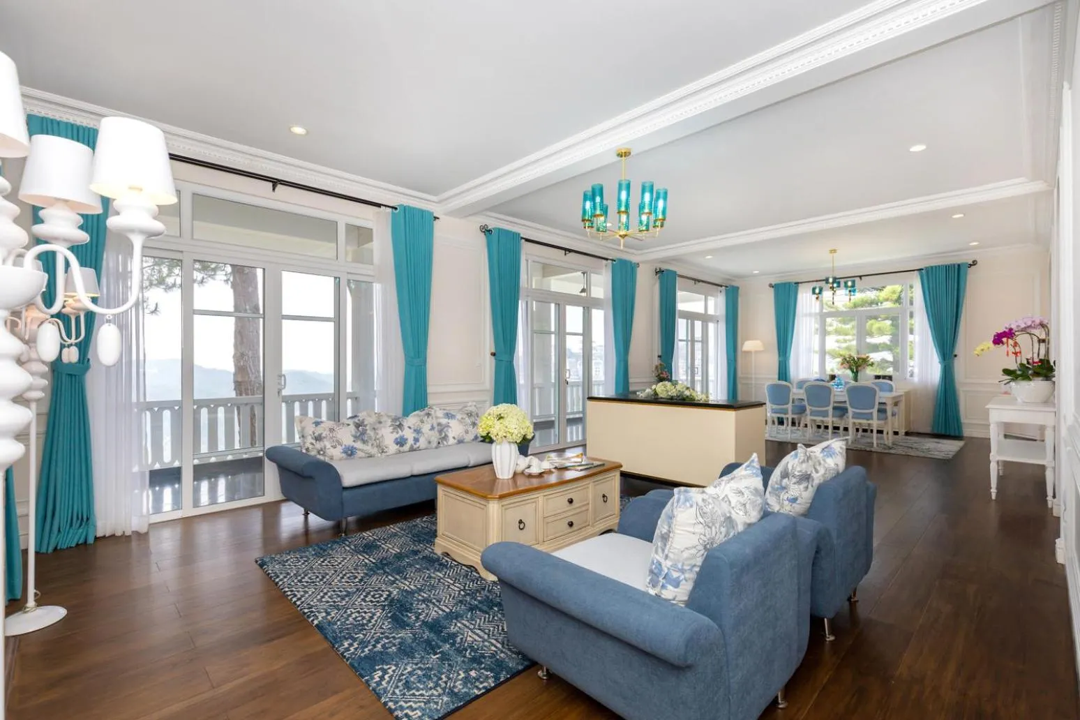 Living room in RANG DONG VILLAS