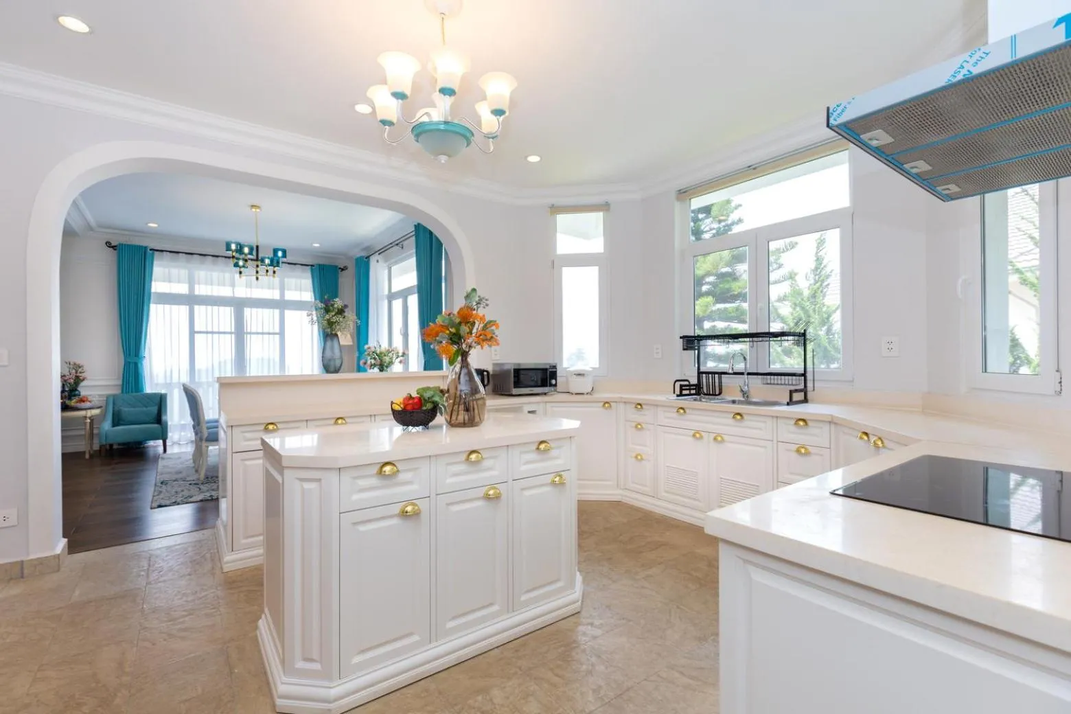 kitchen in RANG DONG VILLAS