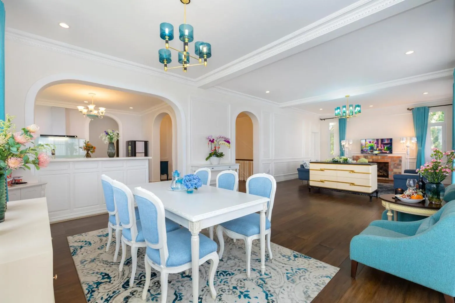 Living room in RANG DONG VILLAS