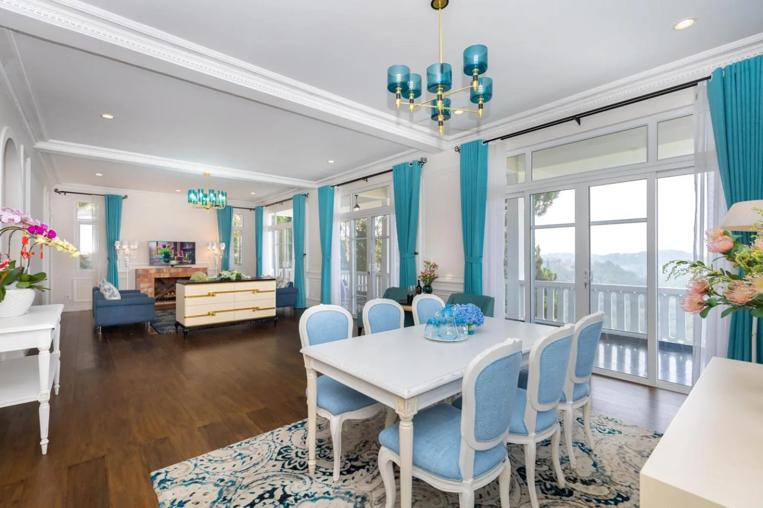 Living room in RANG DONG VILLAS