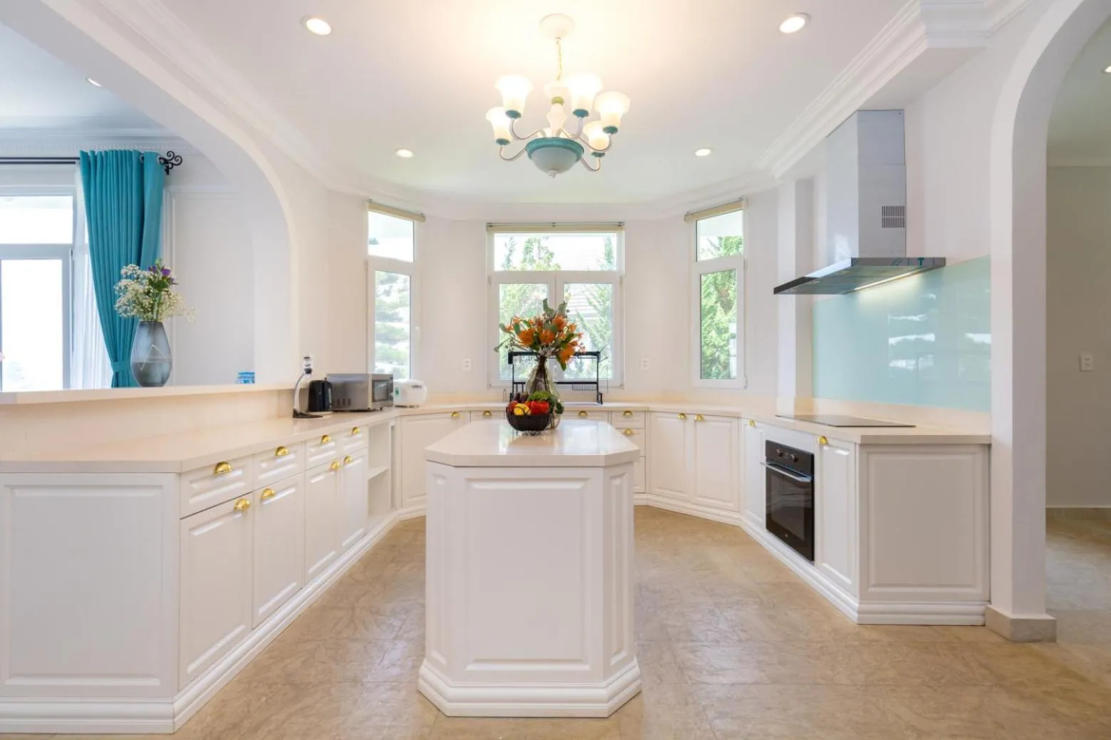 kitchen in RANG DONG VILLAS