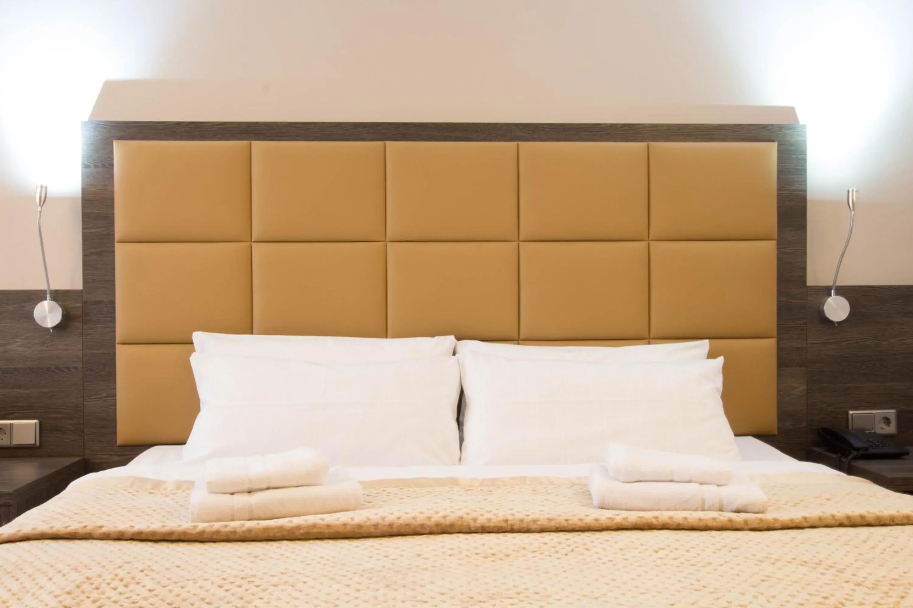 Bed in Hotel Delta am Potsdamer Platz Bed in Hotel Delta am Potsdamer Platz