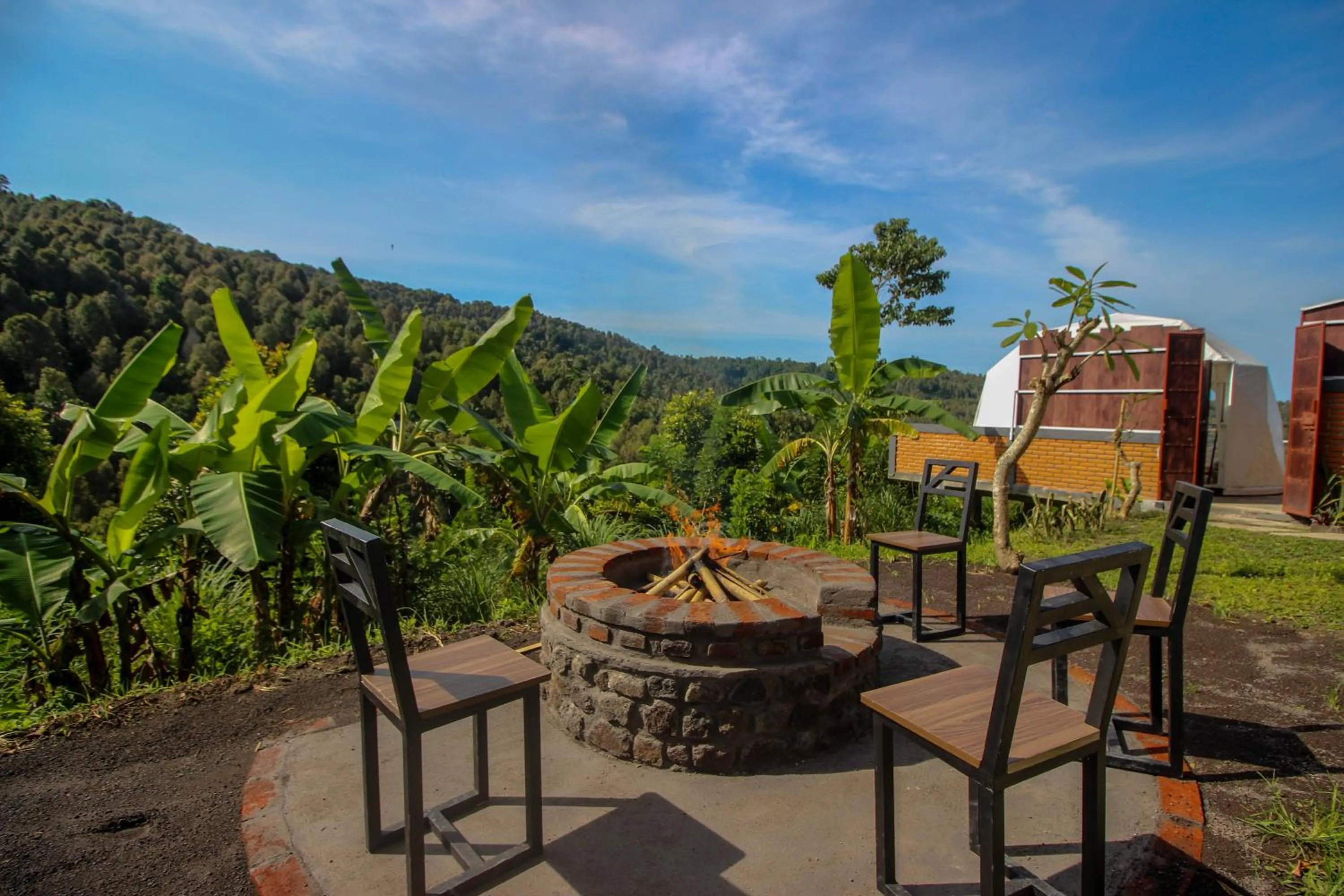 Patio in Moondock Luxury Camp